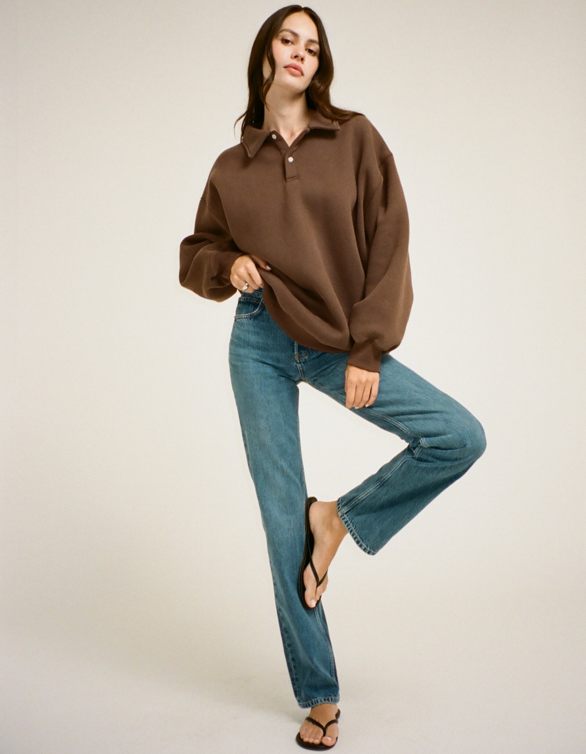 Airport Sweatshirt | Chocolate - Image 7