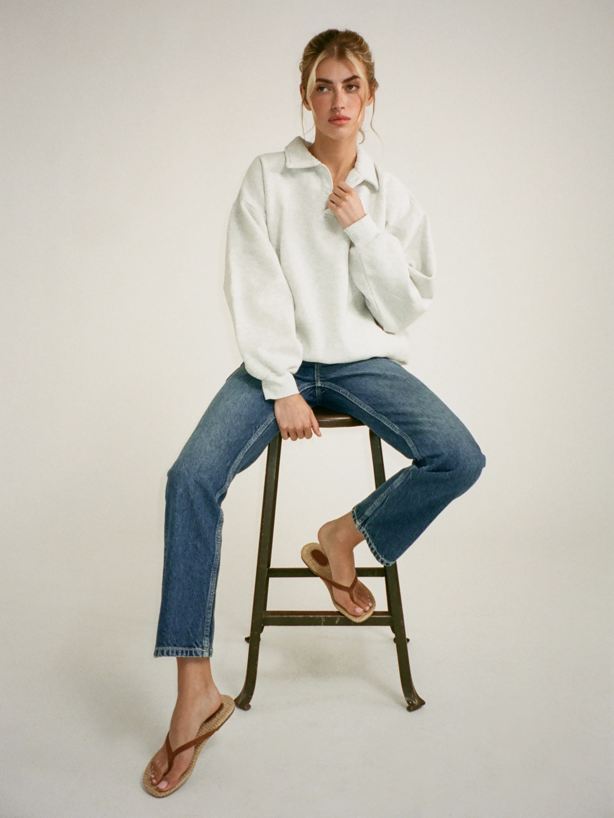 Airport Sweatshirt | Pearl Gray - Image 7