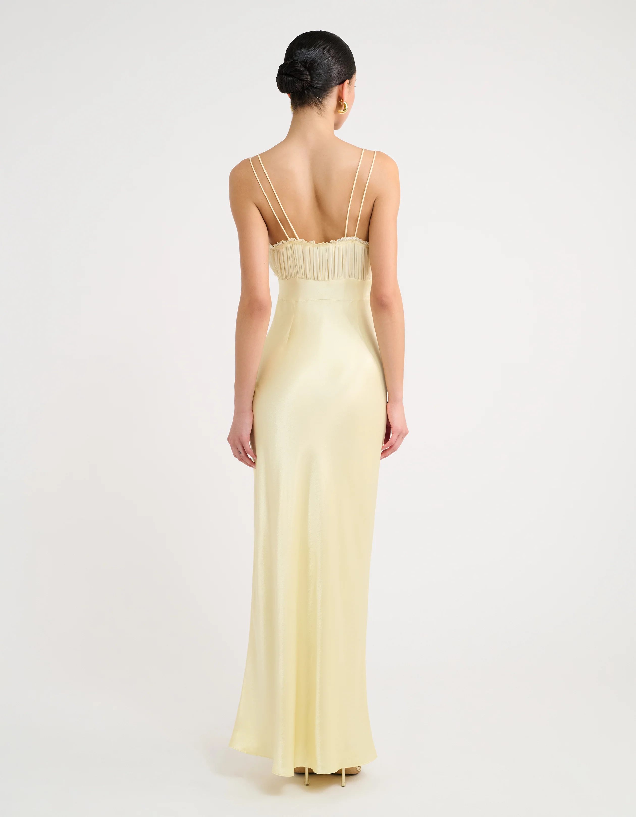 Antique Maxi Dress | Custard - Image 3