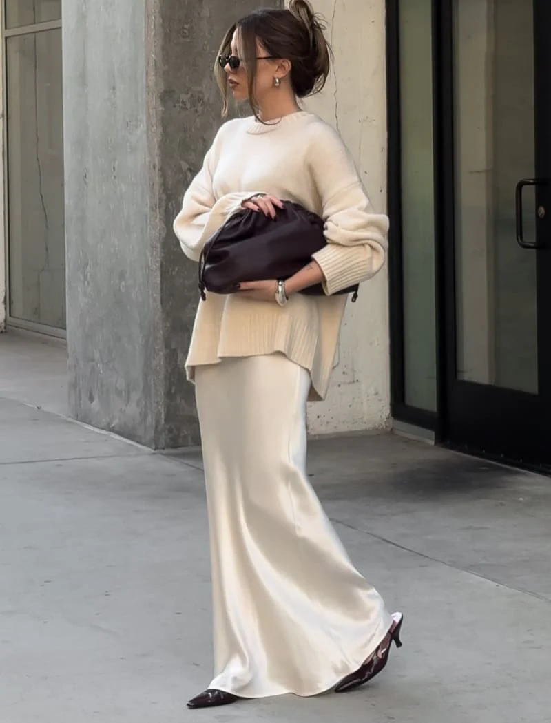 Archive Bias Maxi Skirt | Ivory - Image 4