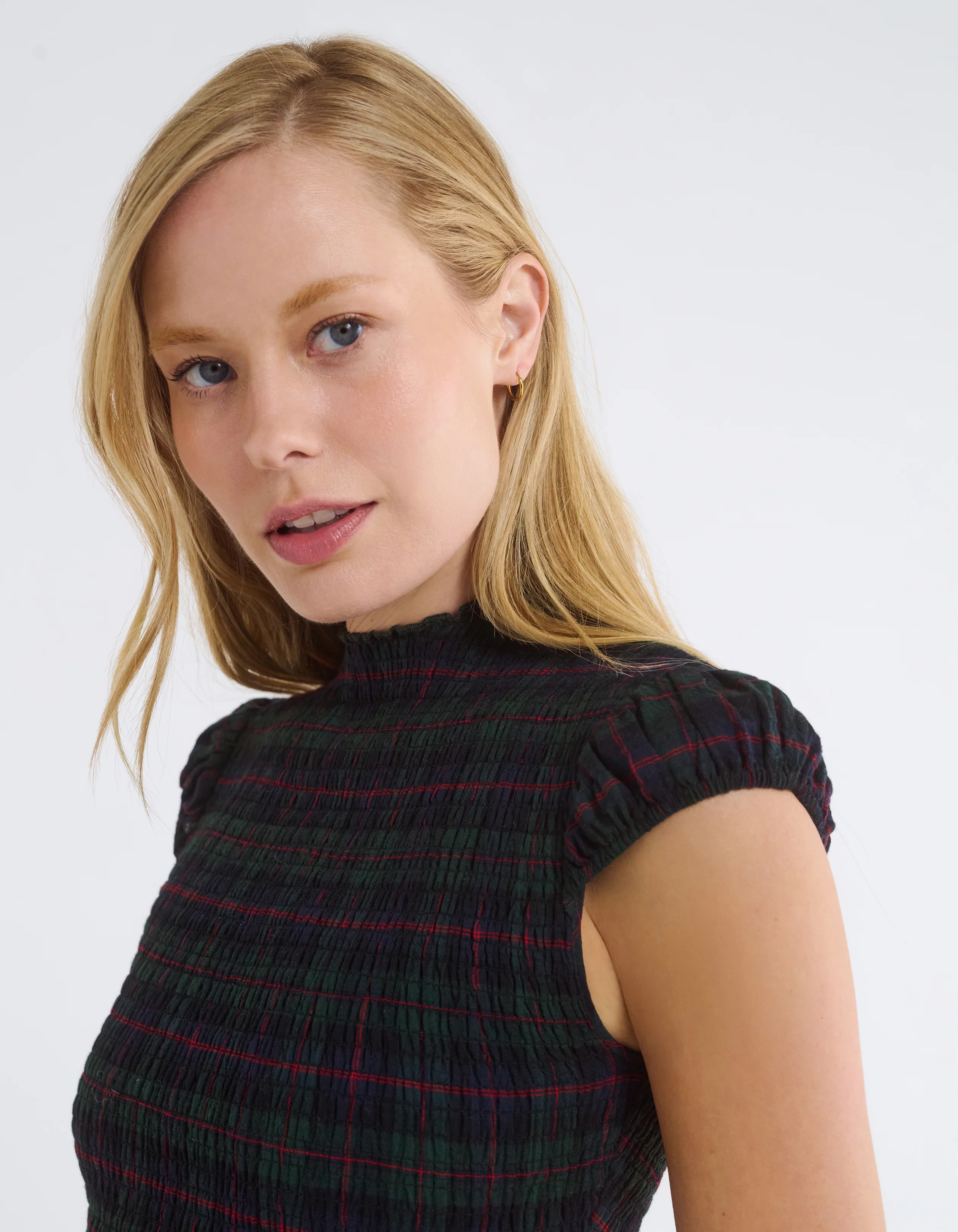 Barclay Mini Dress | Mulberry Tartan - Image 4