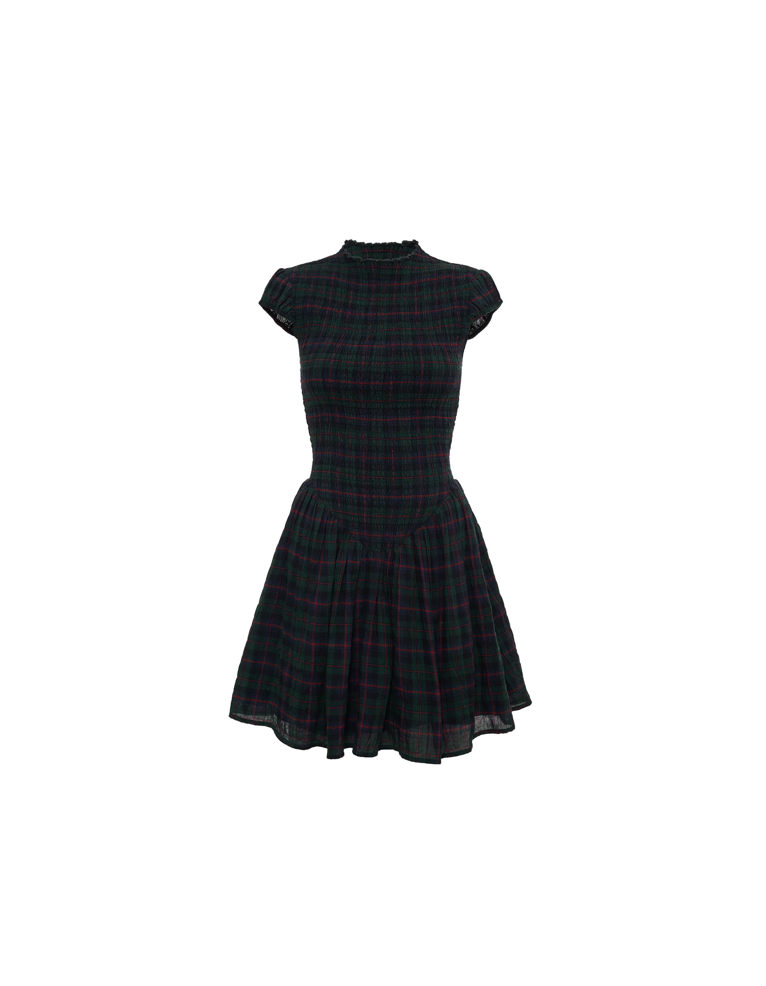 Barclay Mini Dress | Mulberry Tartan - Image 7