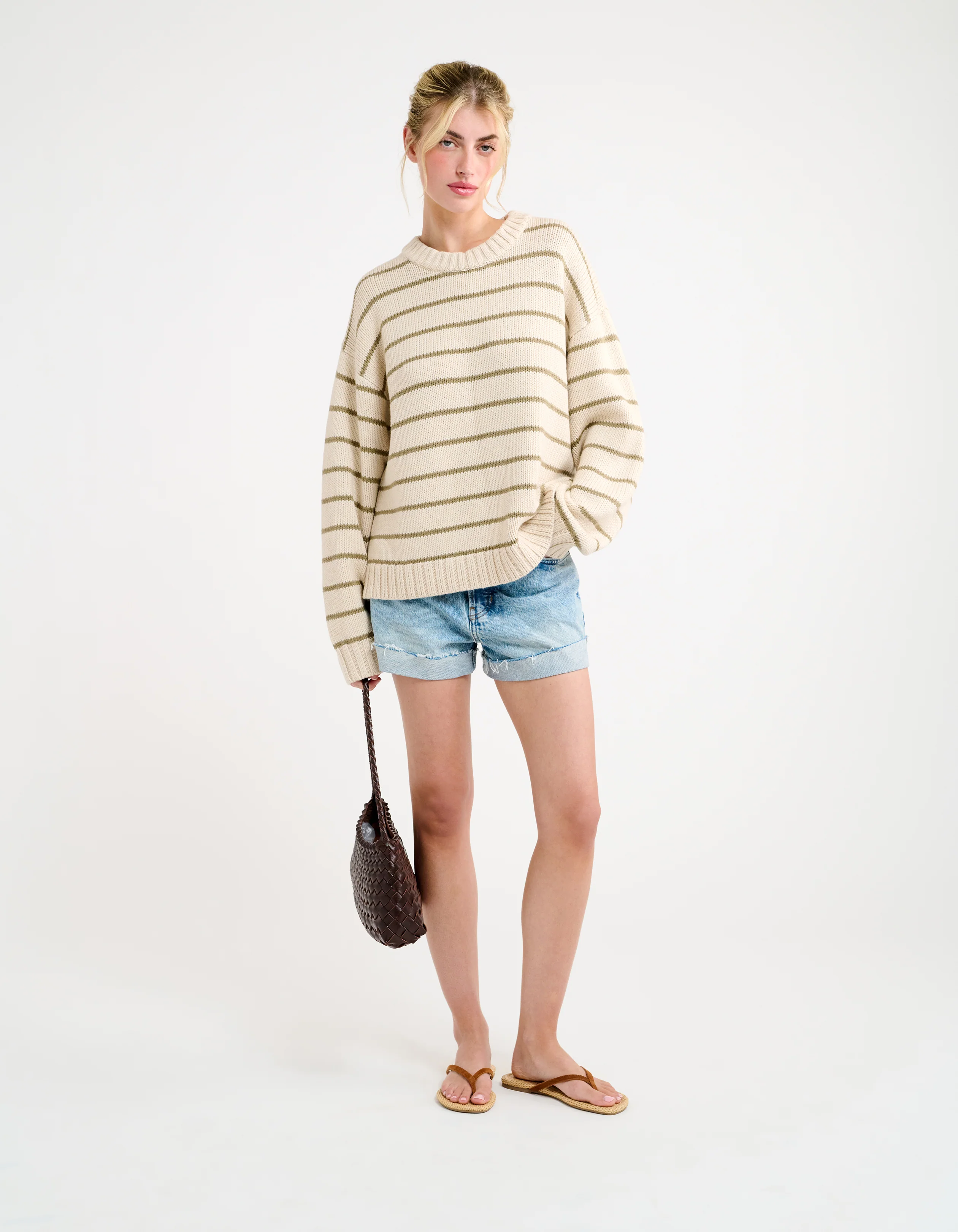 Bayside Sweater | Sandbar Stripe - Image 4