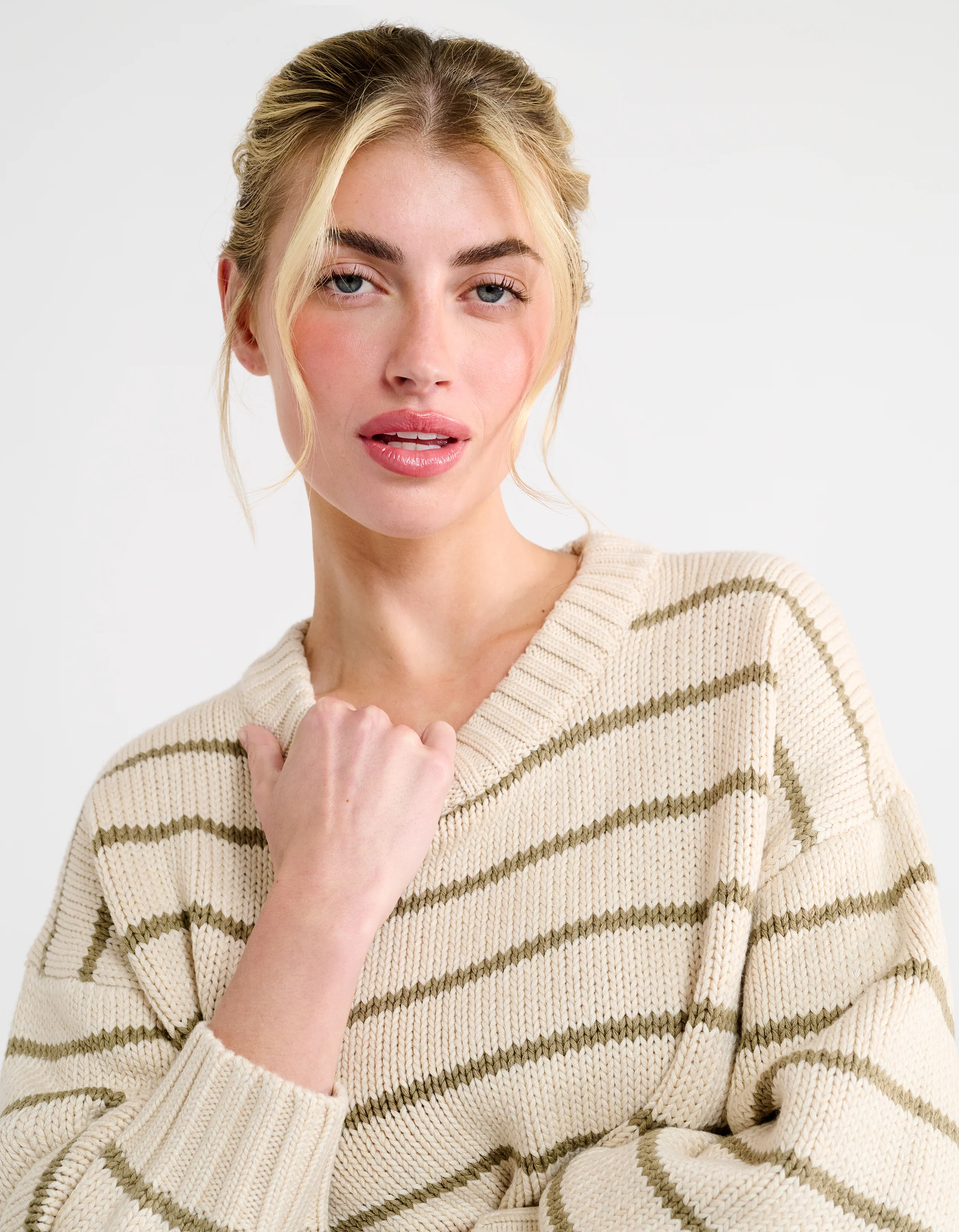 Bayside Sweater | Sandbar Stripe - Image 6