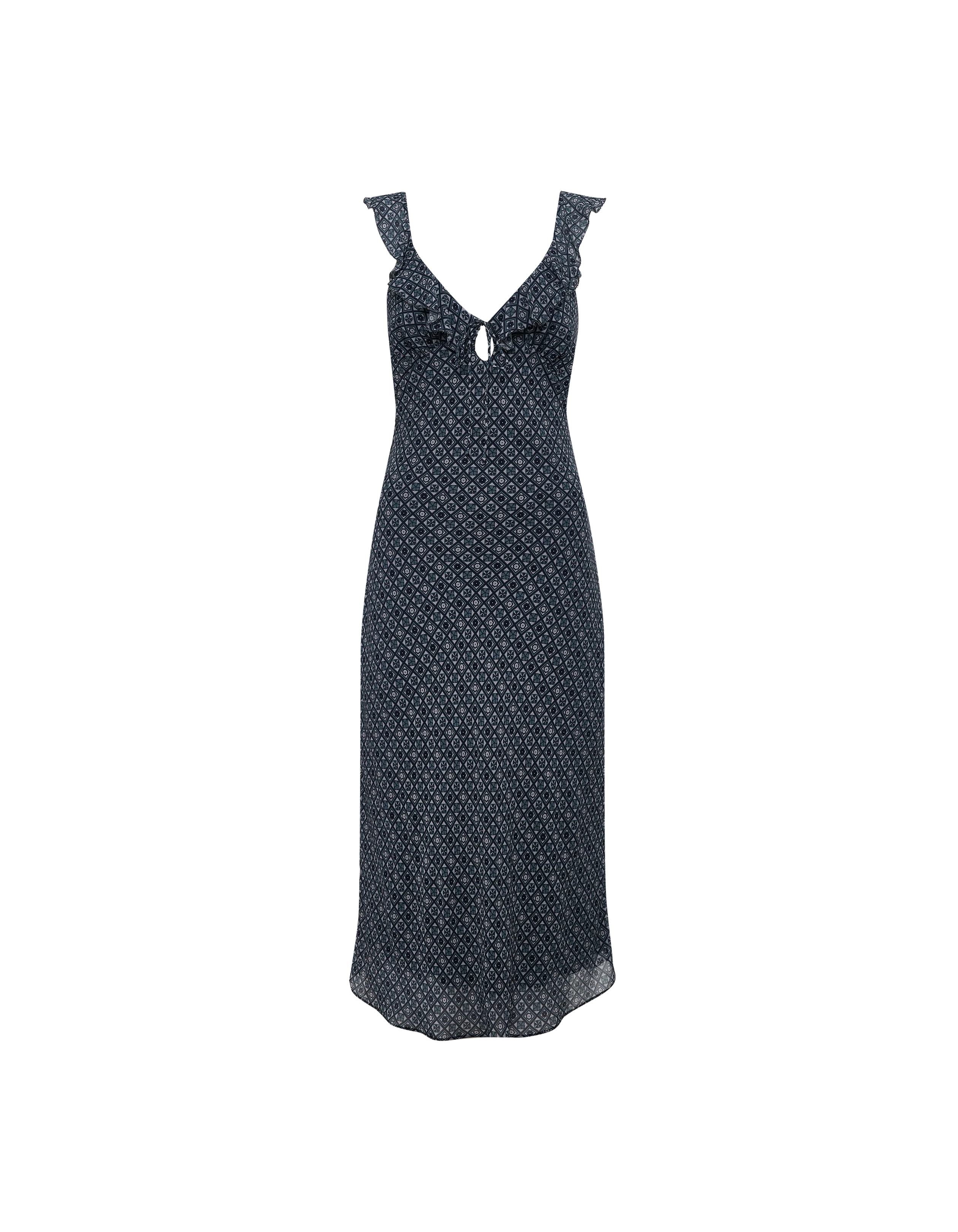 Butterfly Midi Dress | Mediterranean Tile - Image 7