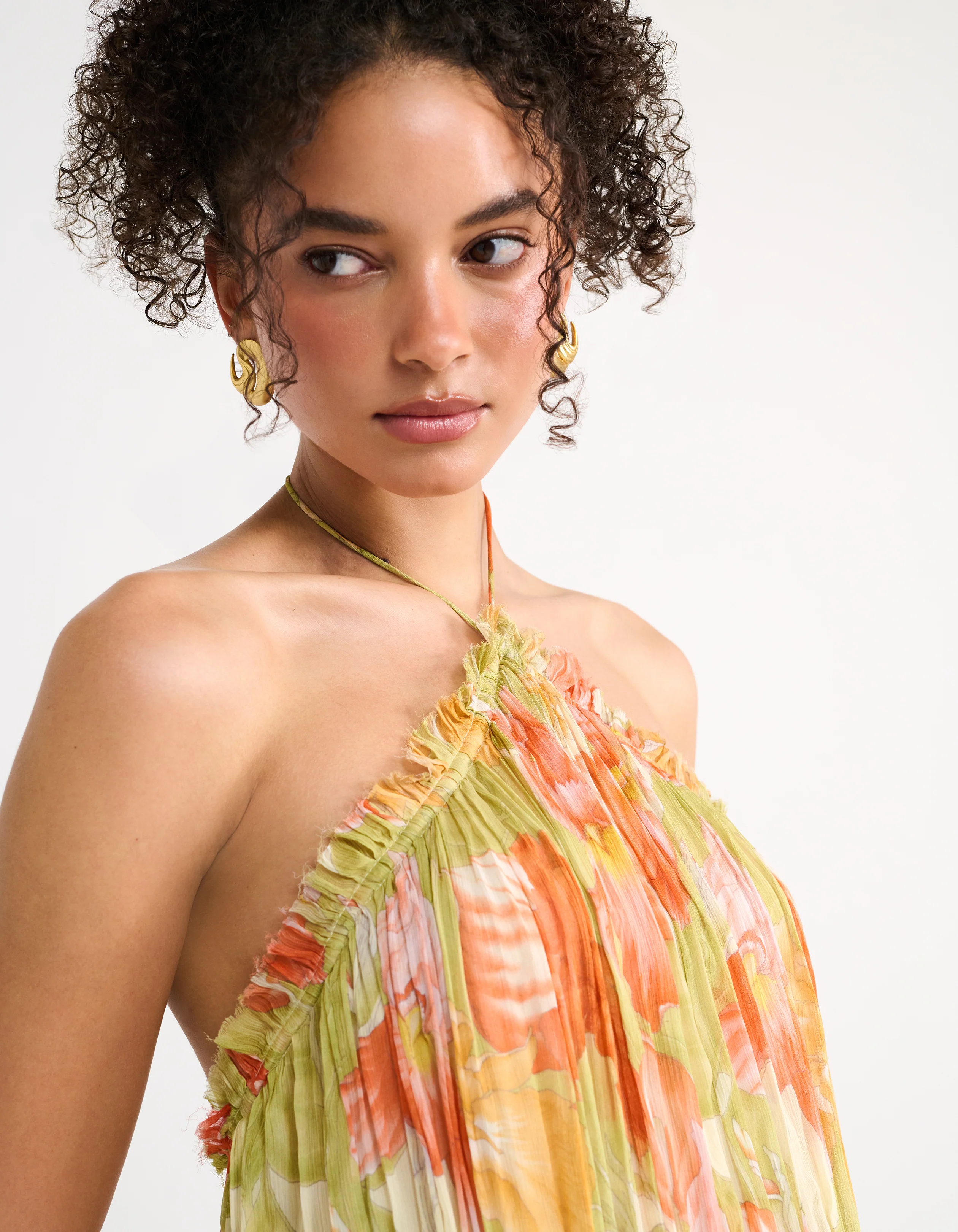Caliente Mini Dress | Botanical Sunrise - Image 5