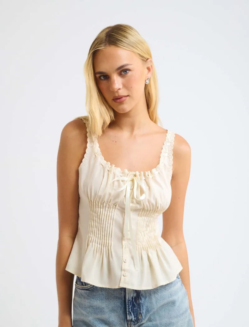 Cottage Tank | Cream - Image 6