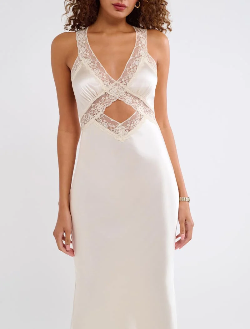 Crossroads Maxi Dress | Ivory - Image 3