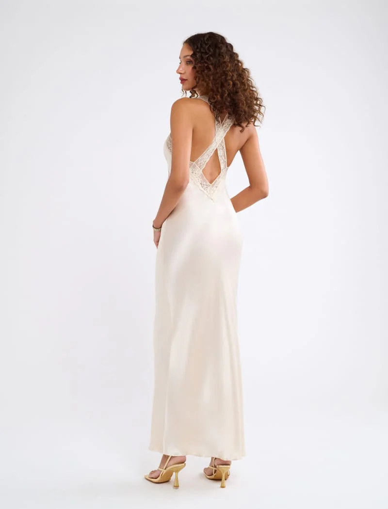 Crossroads Maxi Dress | Ivory - Image 4