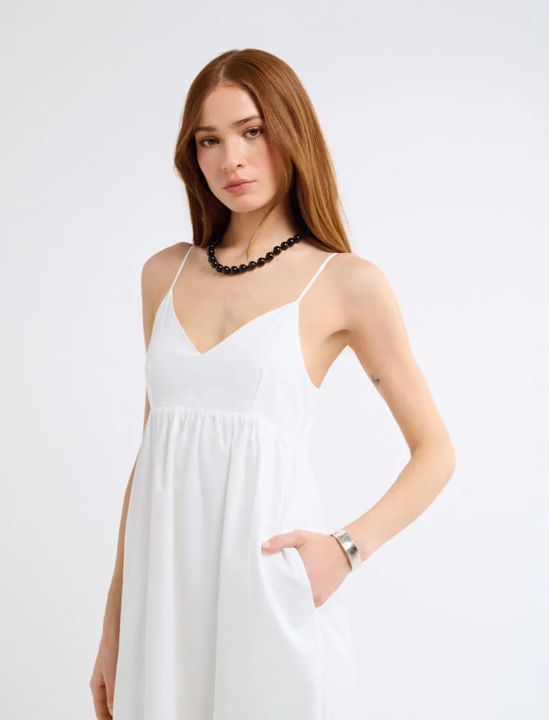 Everyday Midi Dress | White - Image 3