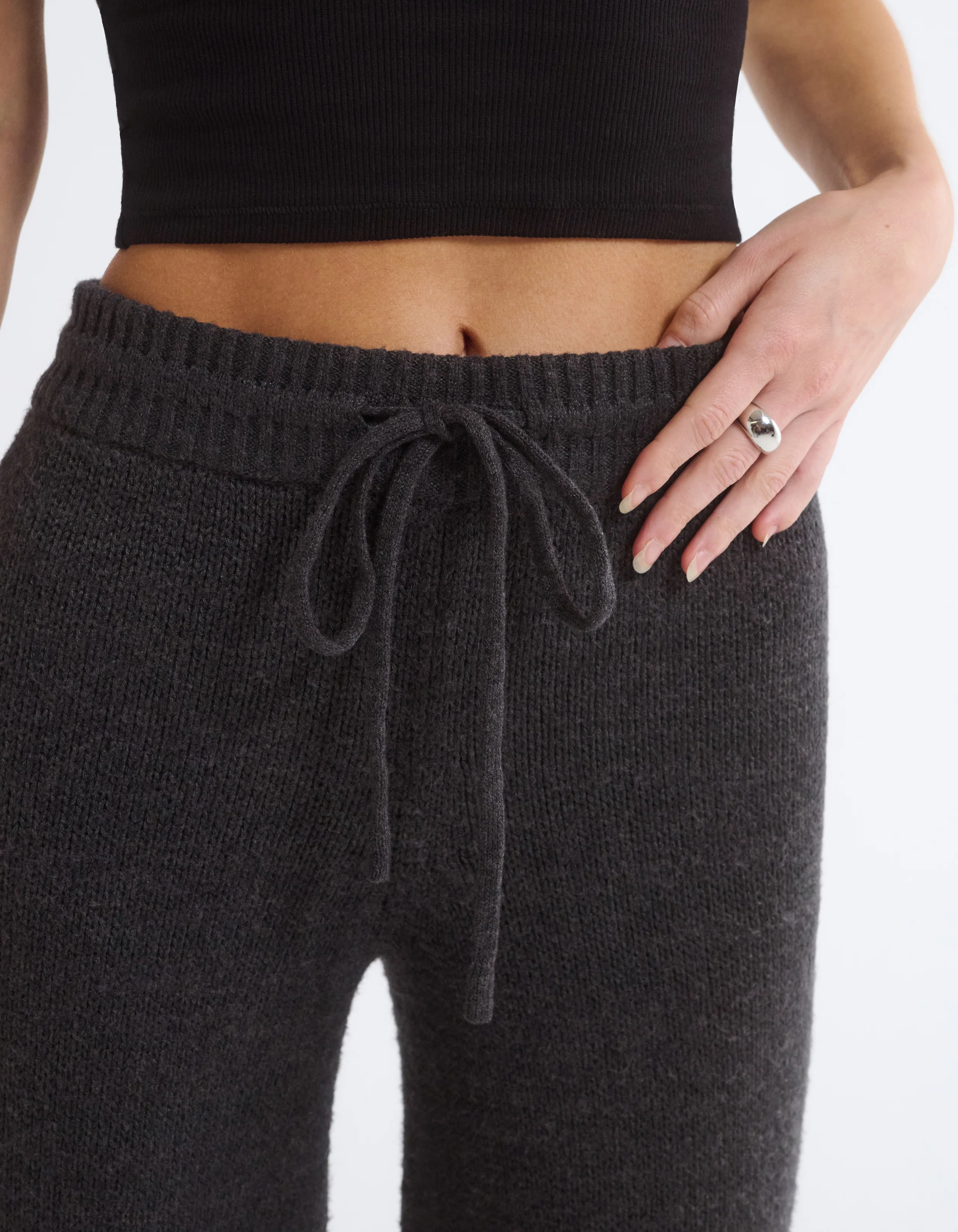 Fair Isle Pant | Washed Black - Image 4