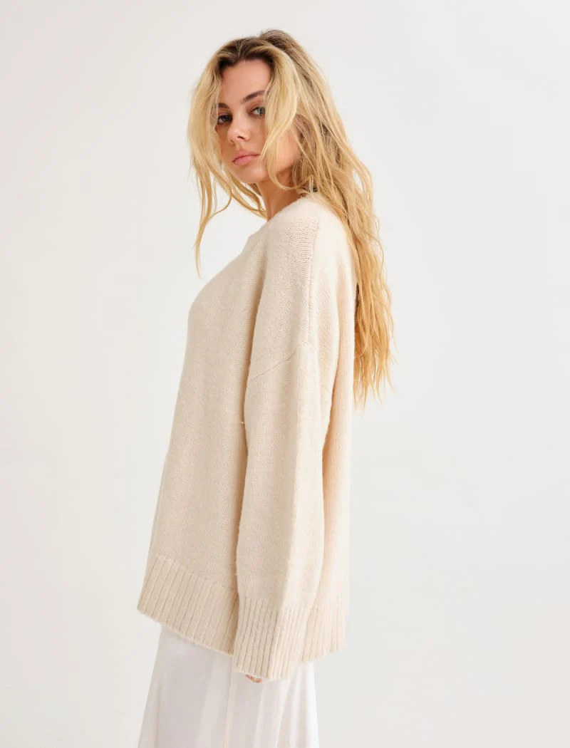 Fair Isle Sweater | Cream - Image 5