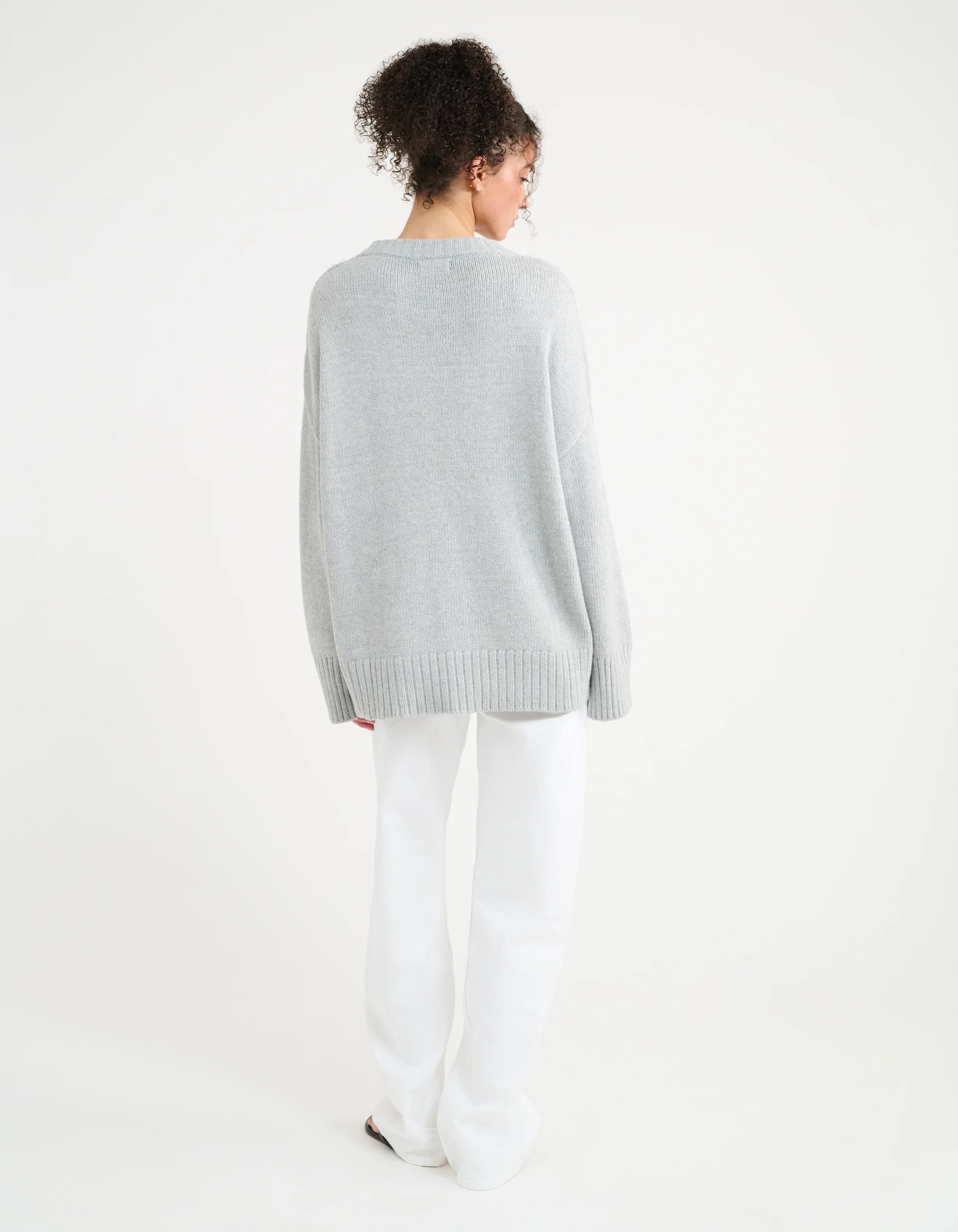 Fair Isle Sweater | Heather Gray - Image 4