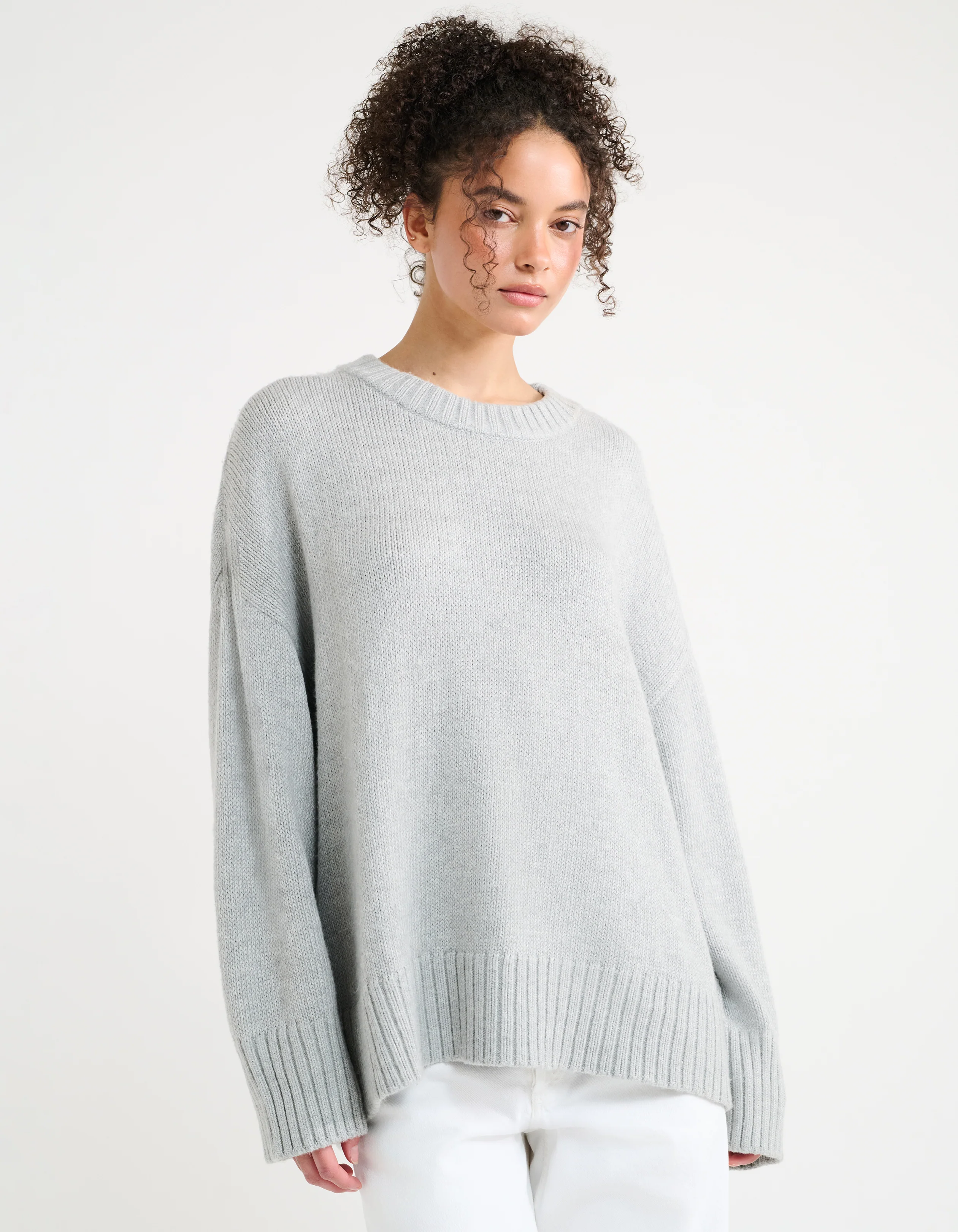 Fair Isle Sweater | Heather Gray - Image 5
