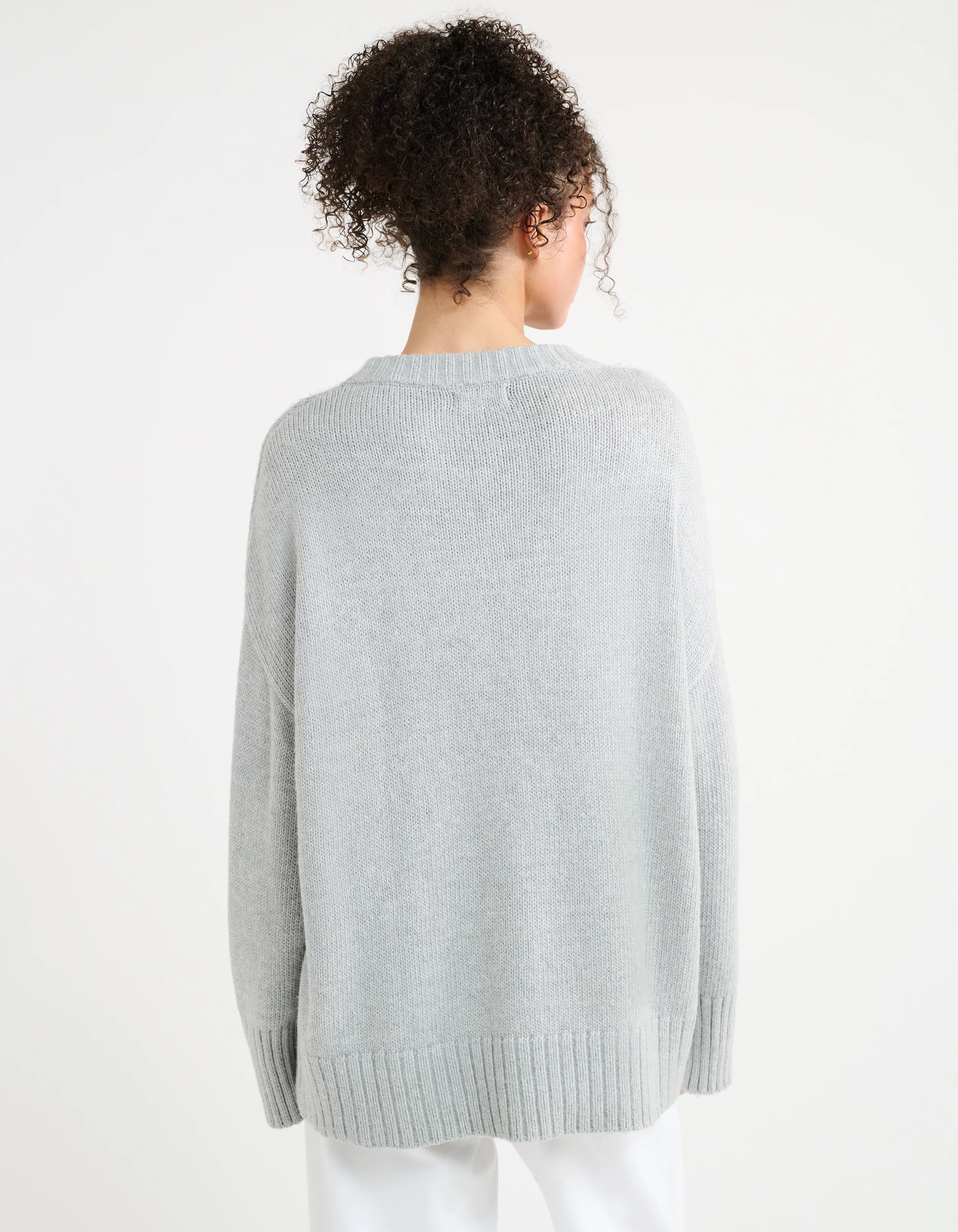 Fair Isle Sweater | Heather Gray - Image 6