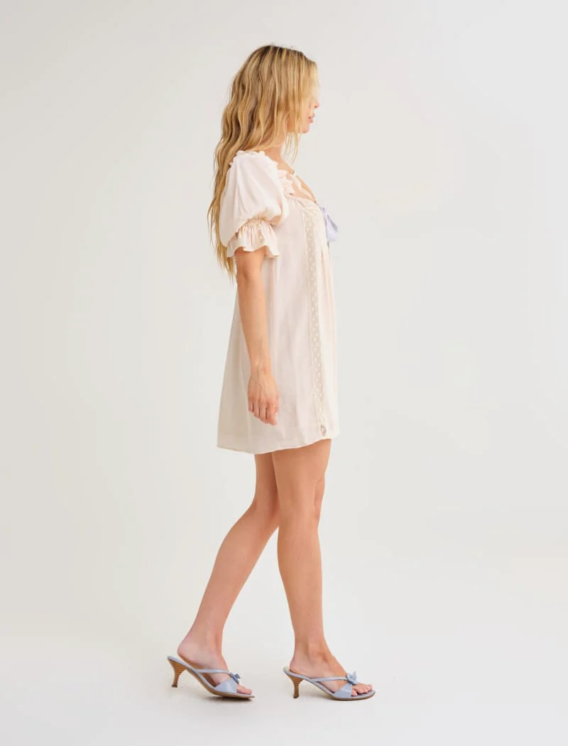 Heirloom Mini Dress | Dove - Image 3