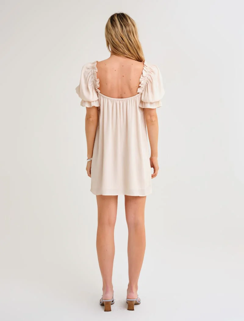 Heirloom Mini Dress | Dove - Image 4