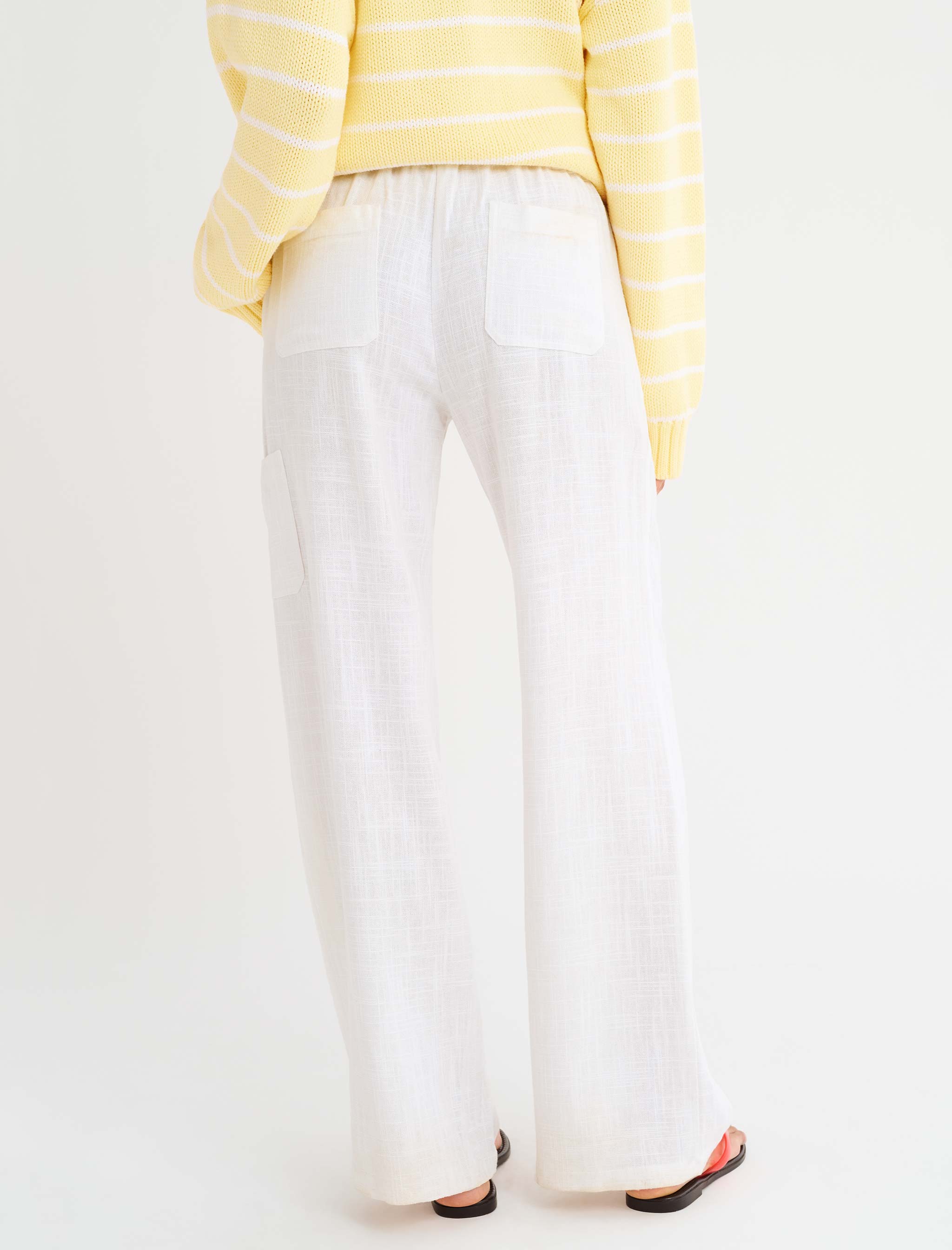 High Fidelity Pant | White Linen - Image 8