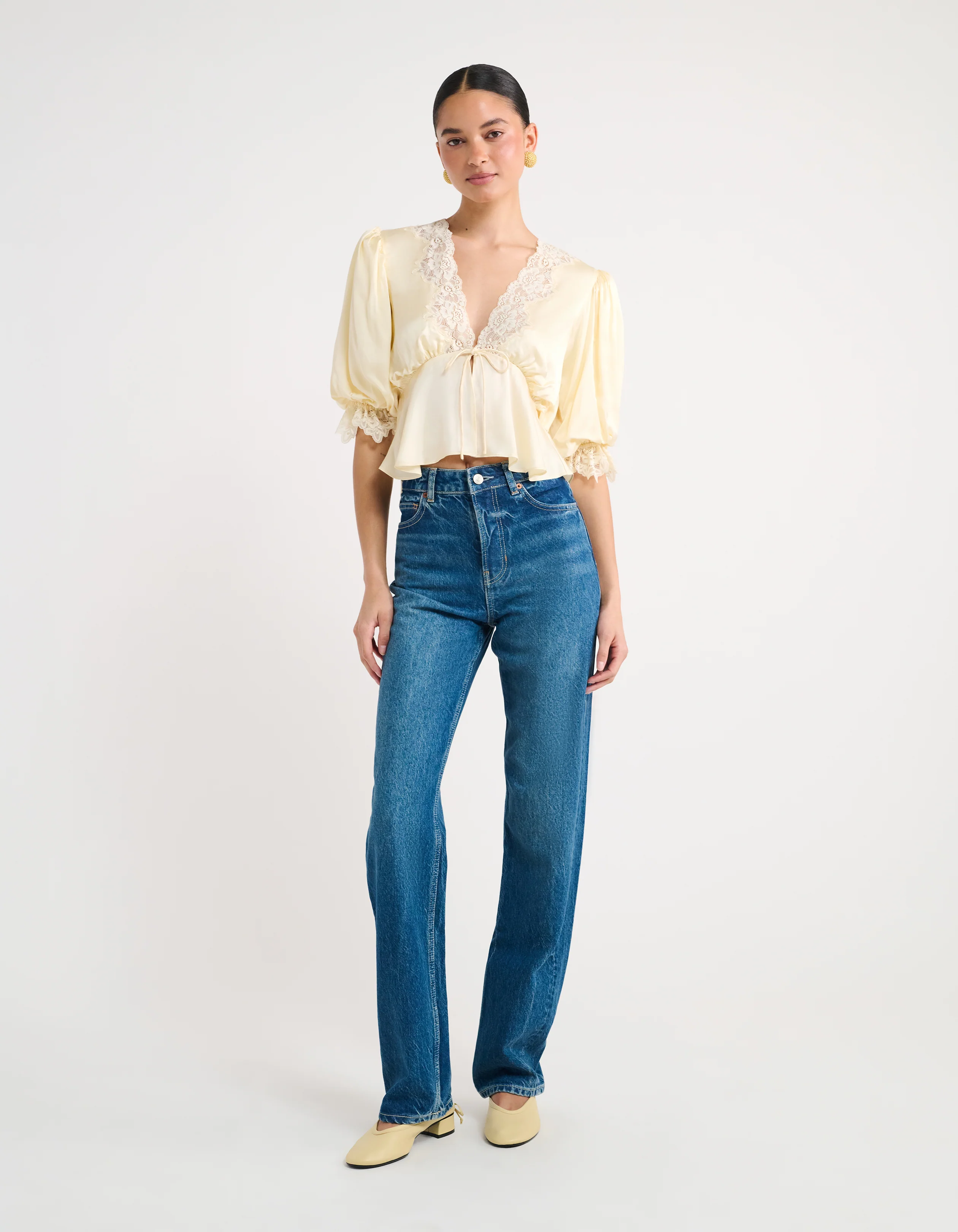 Honey Blouse | Custard