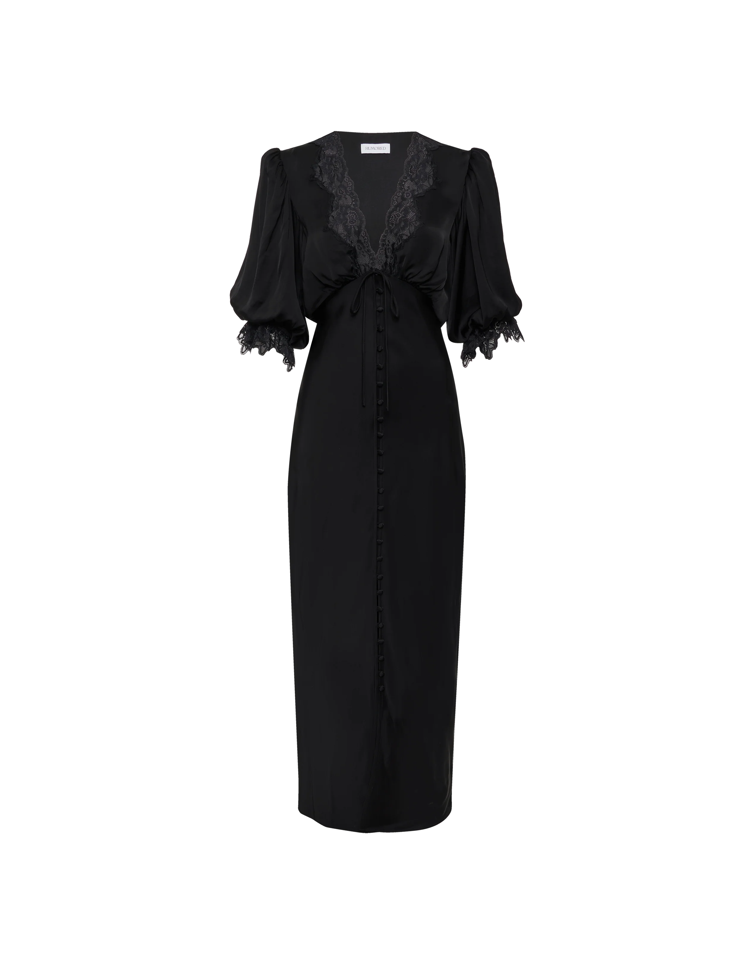 Honey Duster Maxi Dress | Black - Image 10