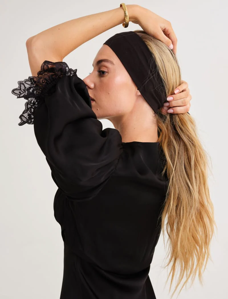 Honey Duster Maxi Dress | Black - Image 8
