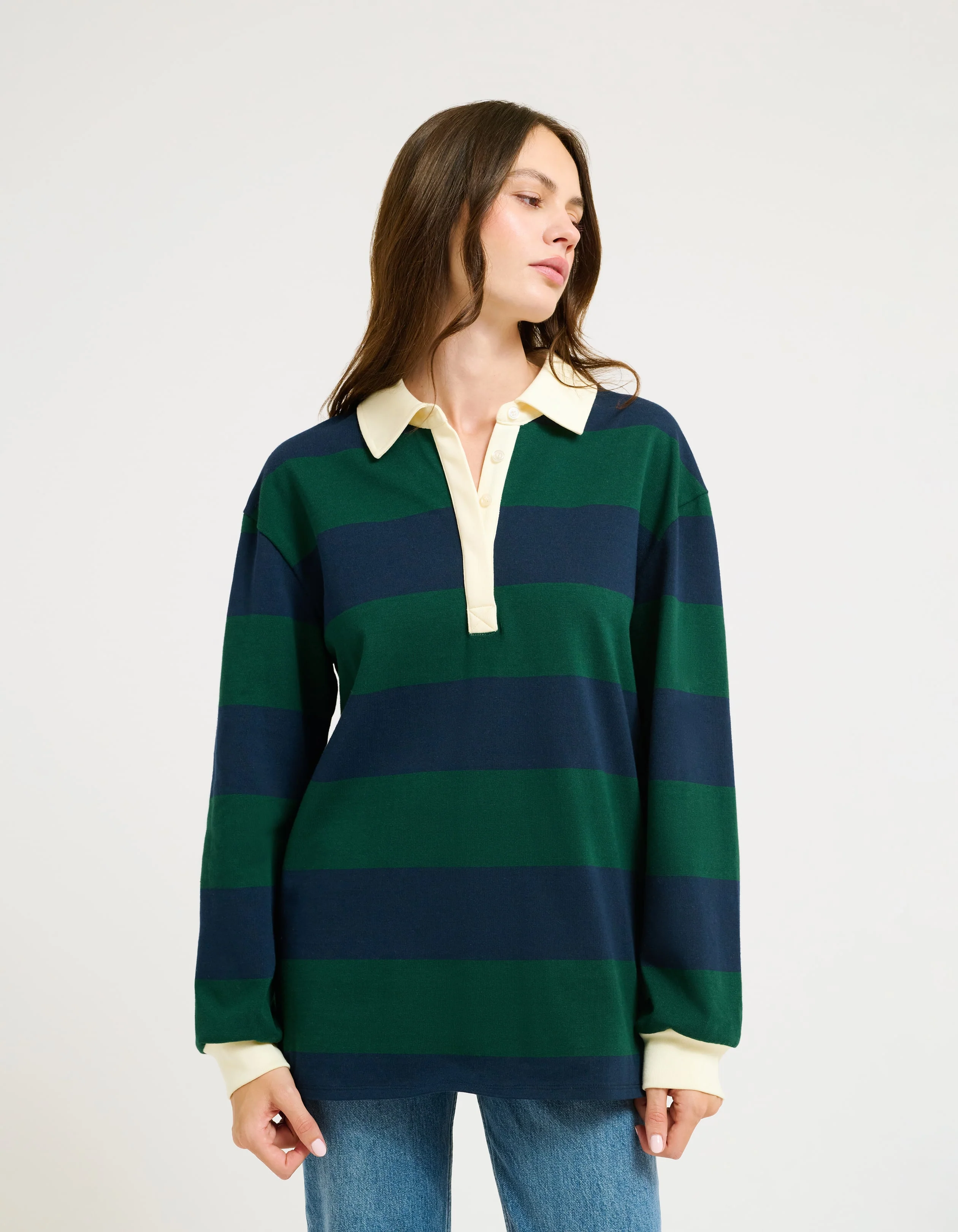 Ivy League Pullover | Dartmouth Stripe - Image 3