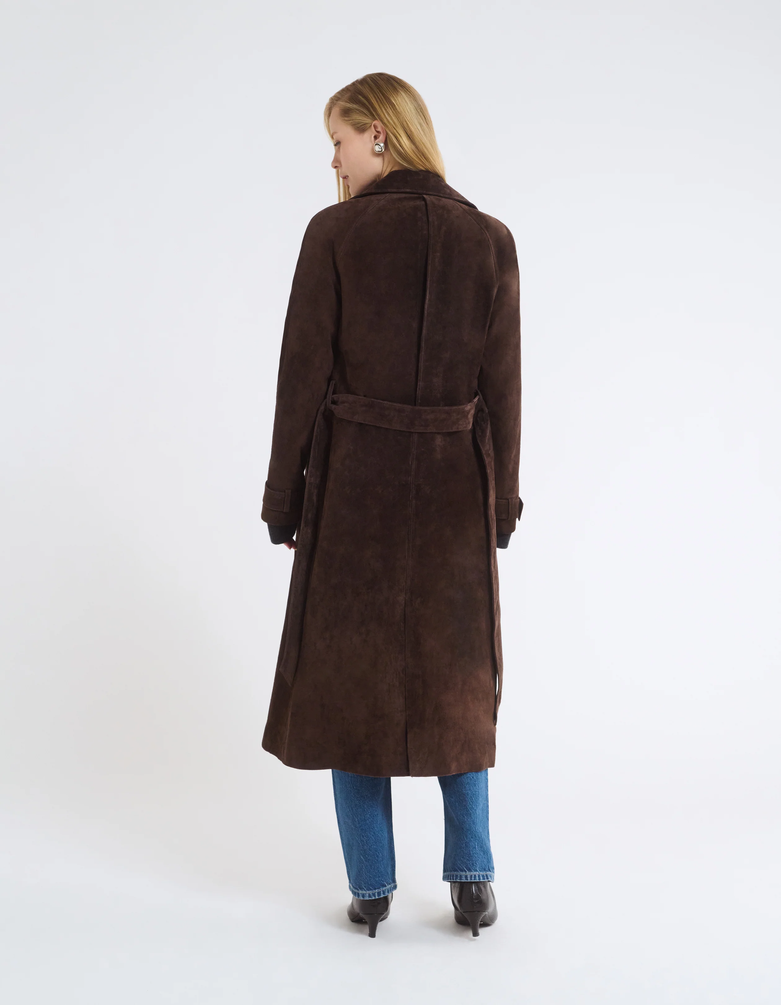 Kennedy Trench | Espresso Suede - Image 4