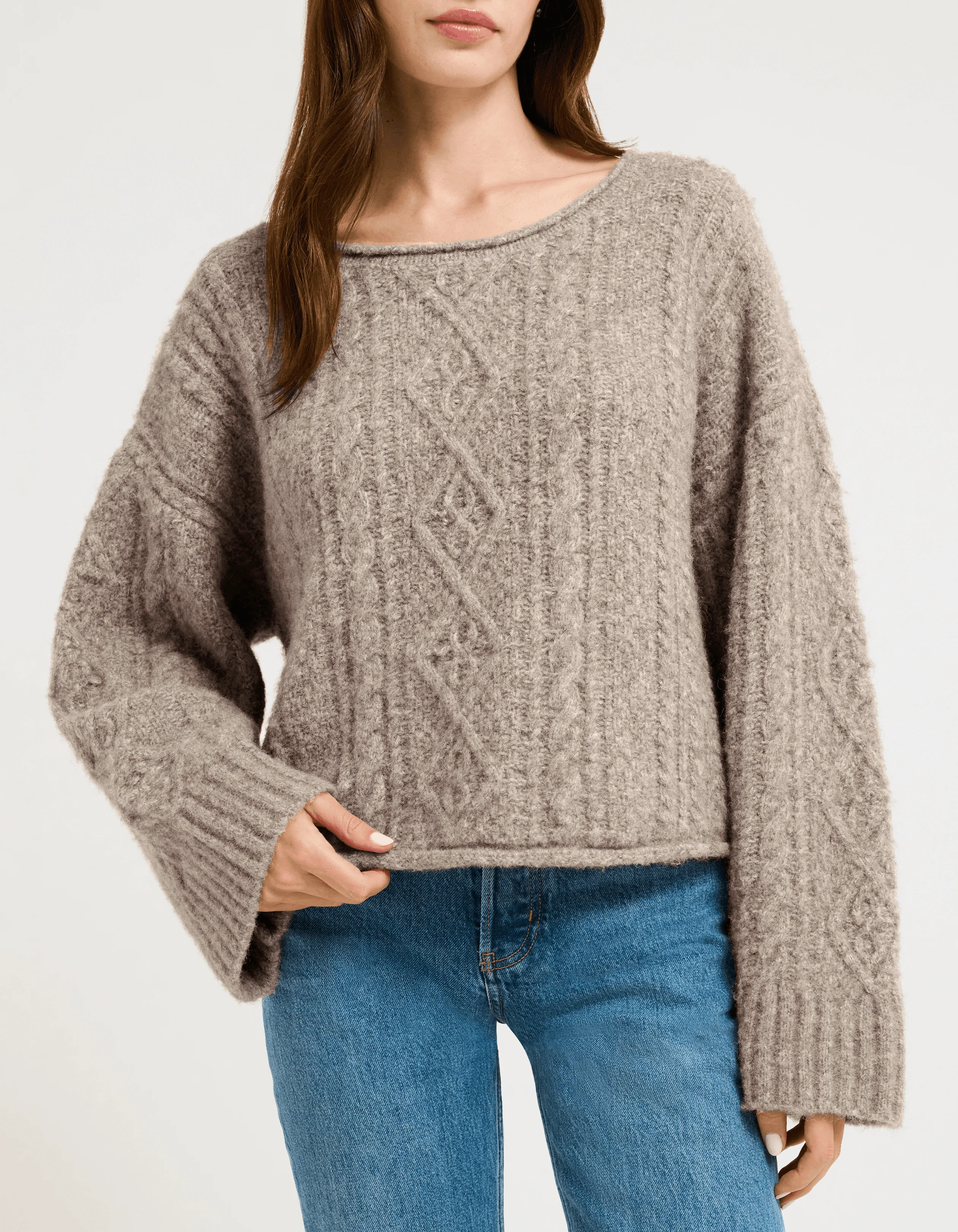 Lodge Sweater | Portobello - Image 4