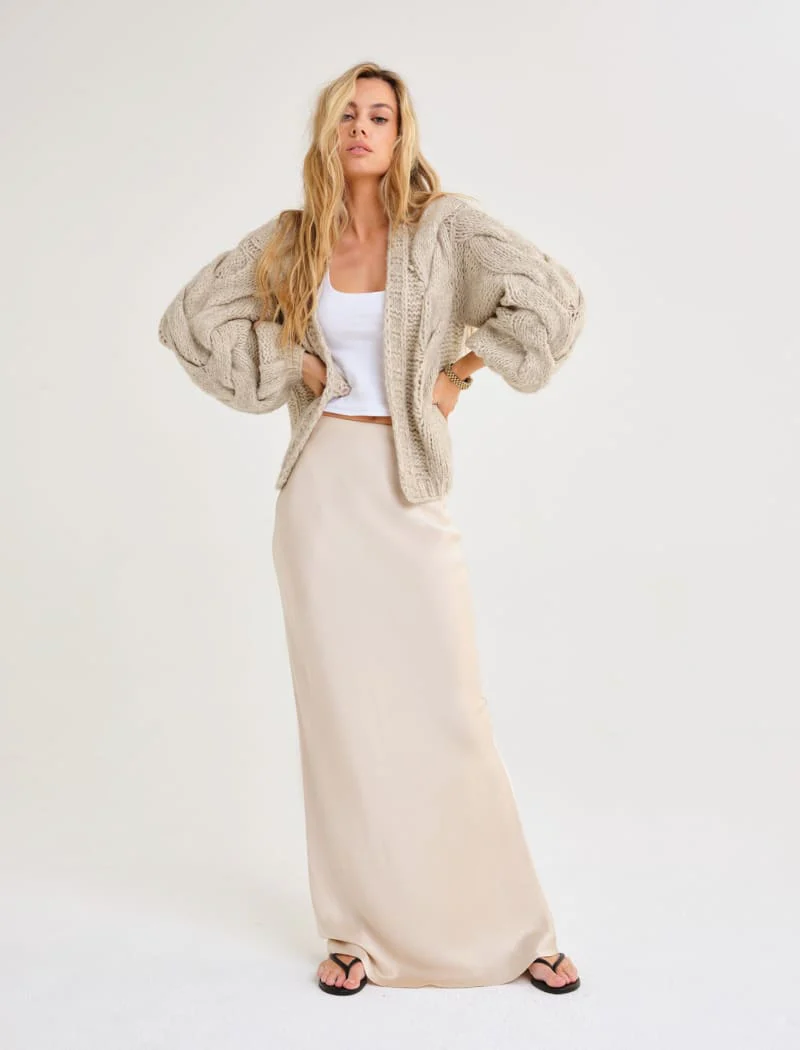 Mimi Cardigan | Oat - Image 6