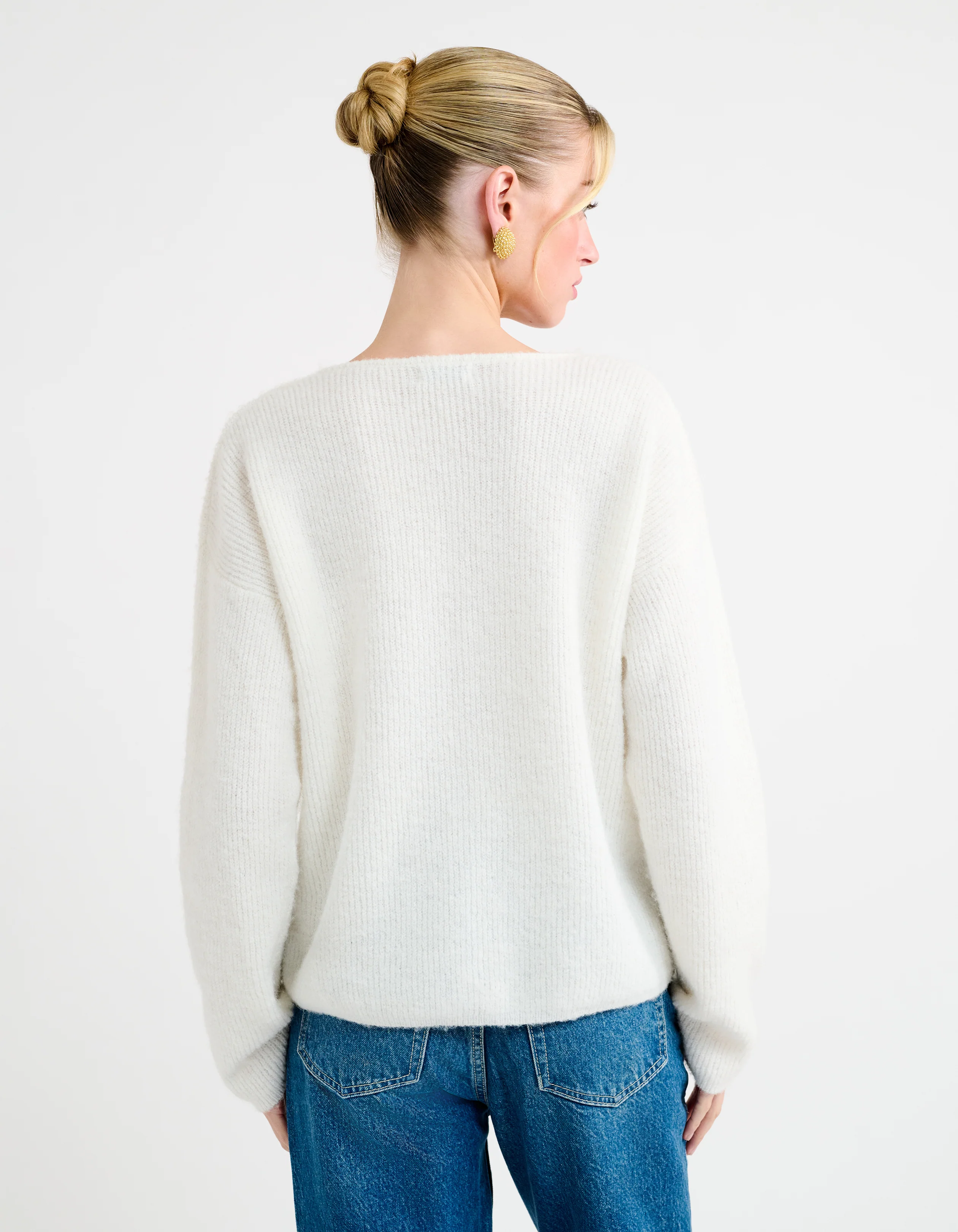 Newport Cardigan | Ivory - Image 4