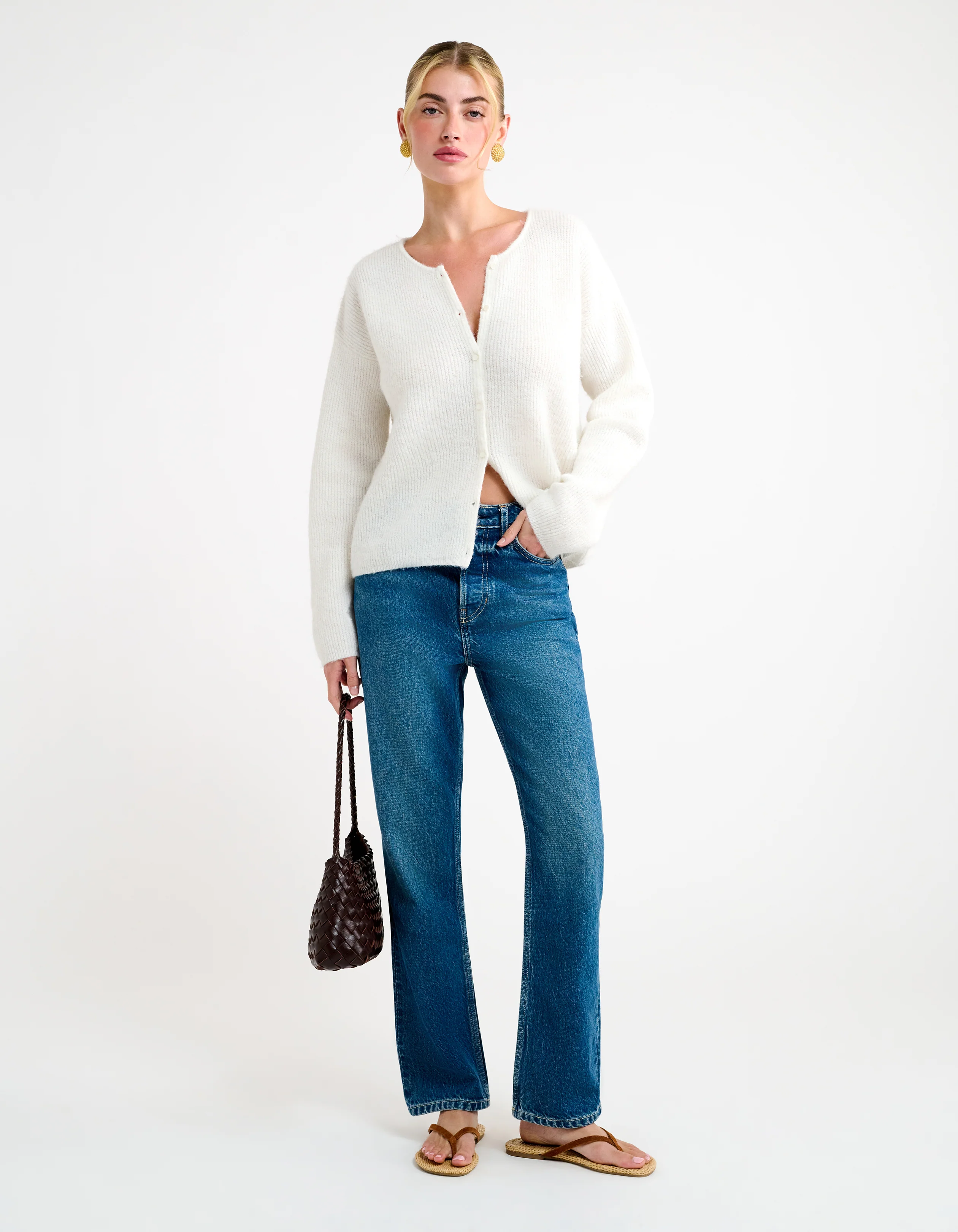 Newport Cardigan | Ivory - Image 8
