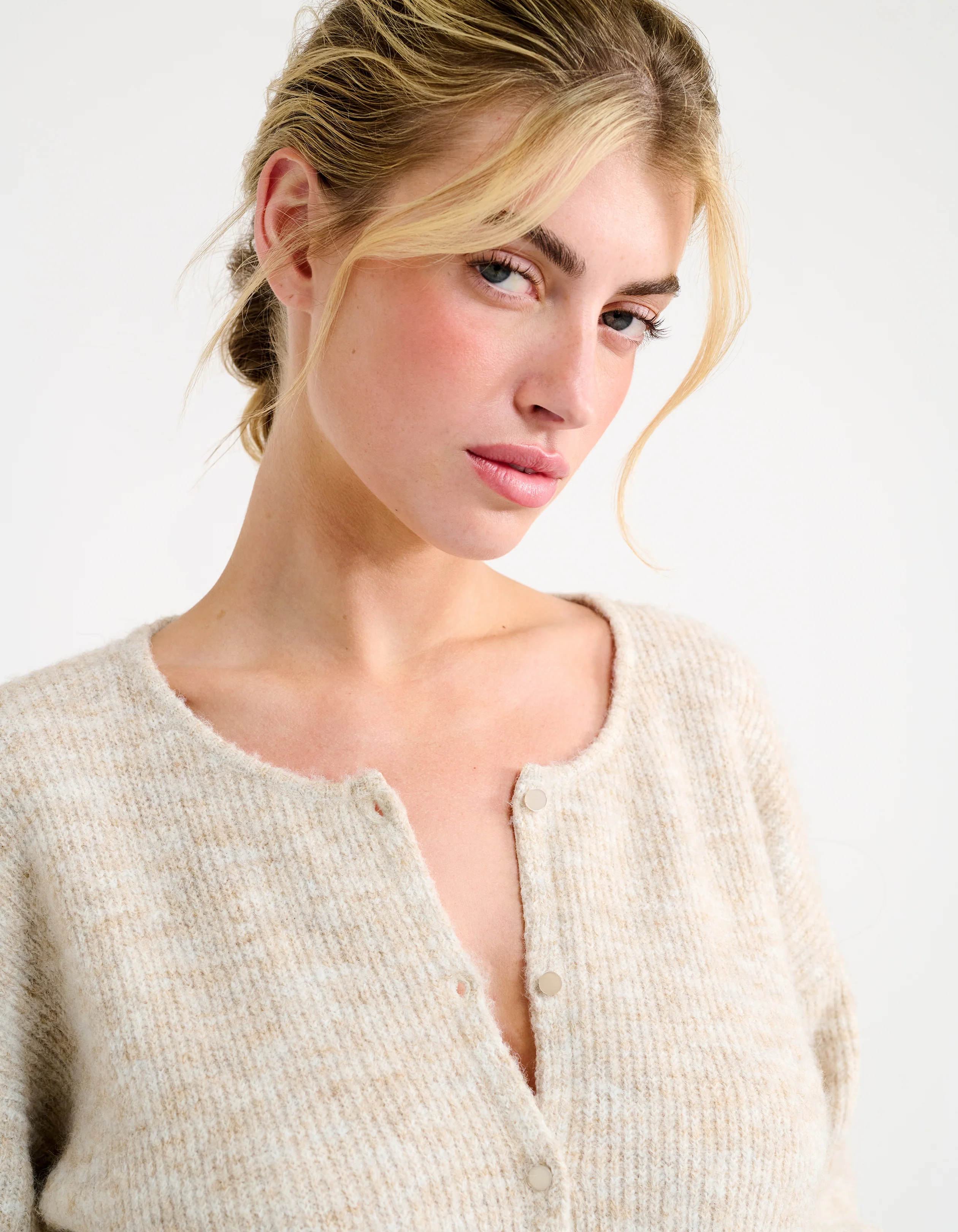 Newport Cardigan | Oatmeal Heather - Image 5