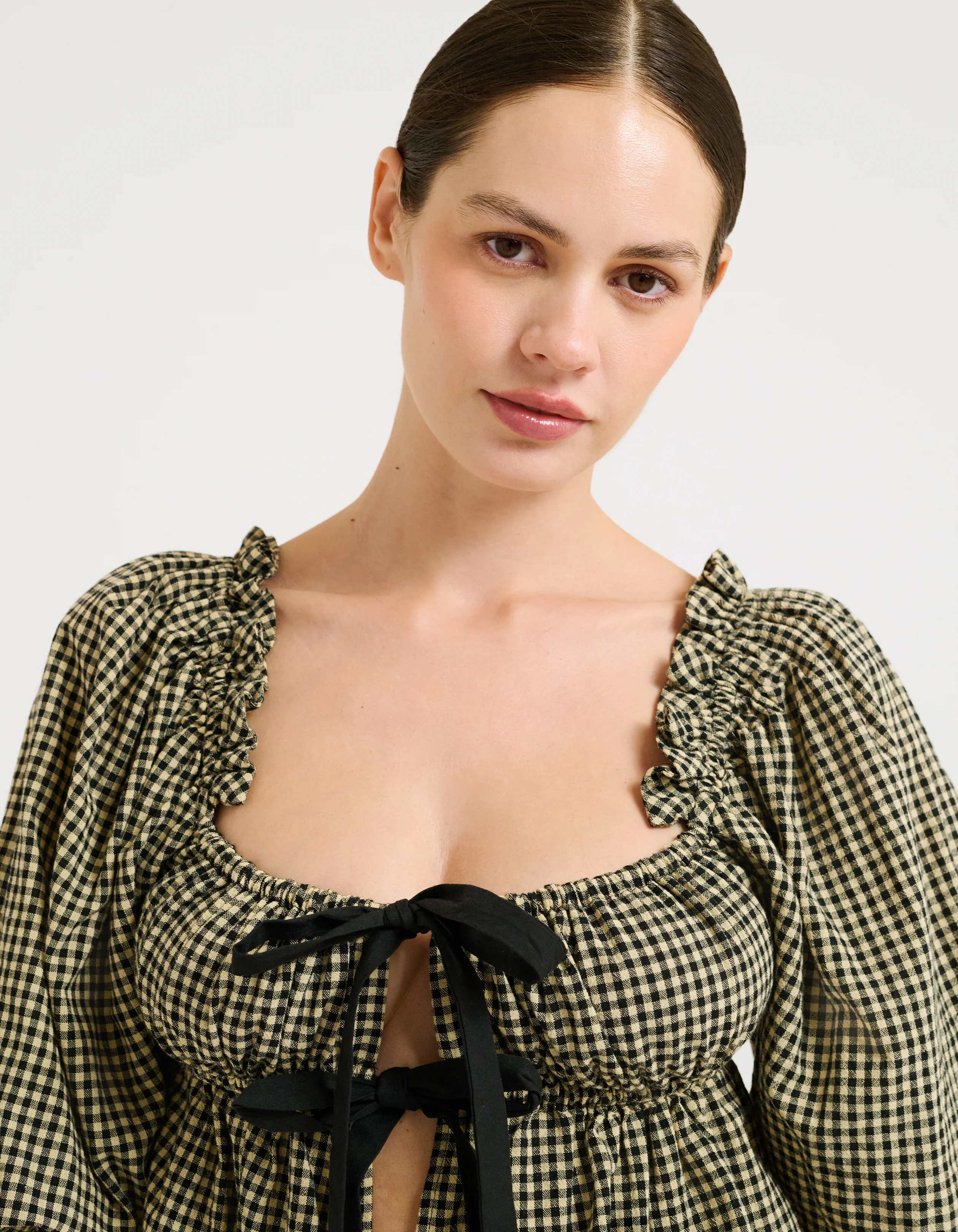 Parton Top | Black Gingham - Image 4