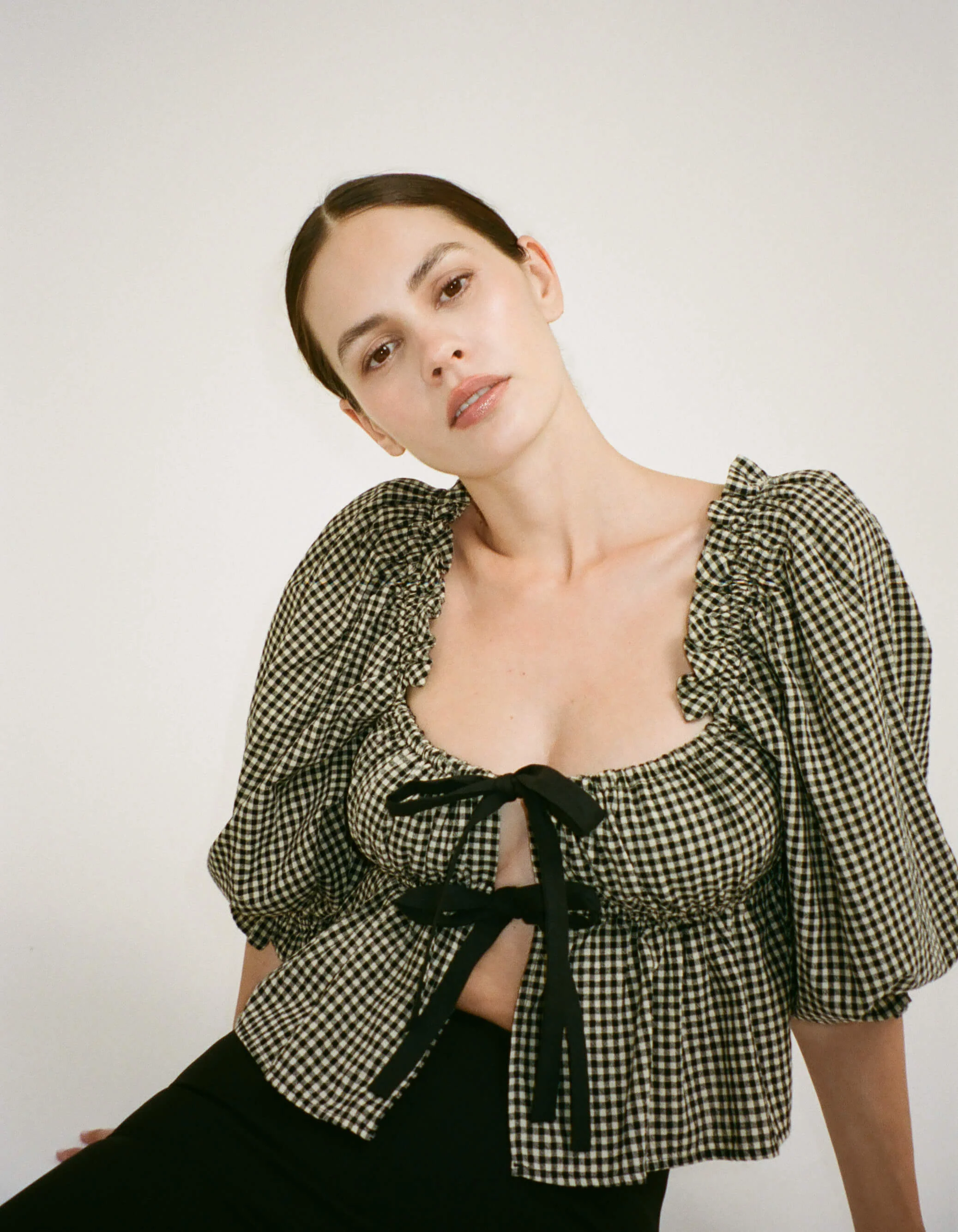 Parton Top | Black Gingham - Image 5