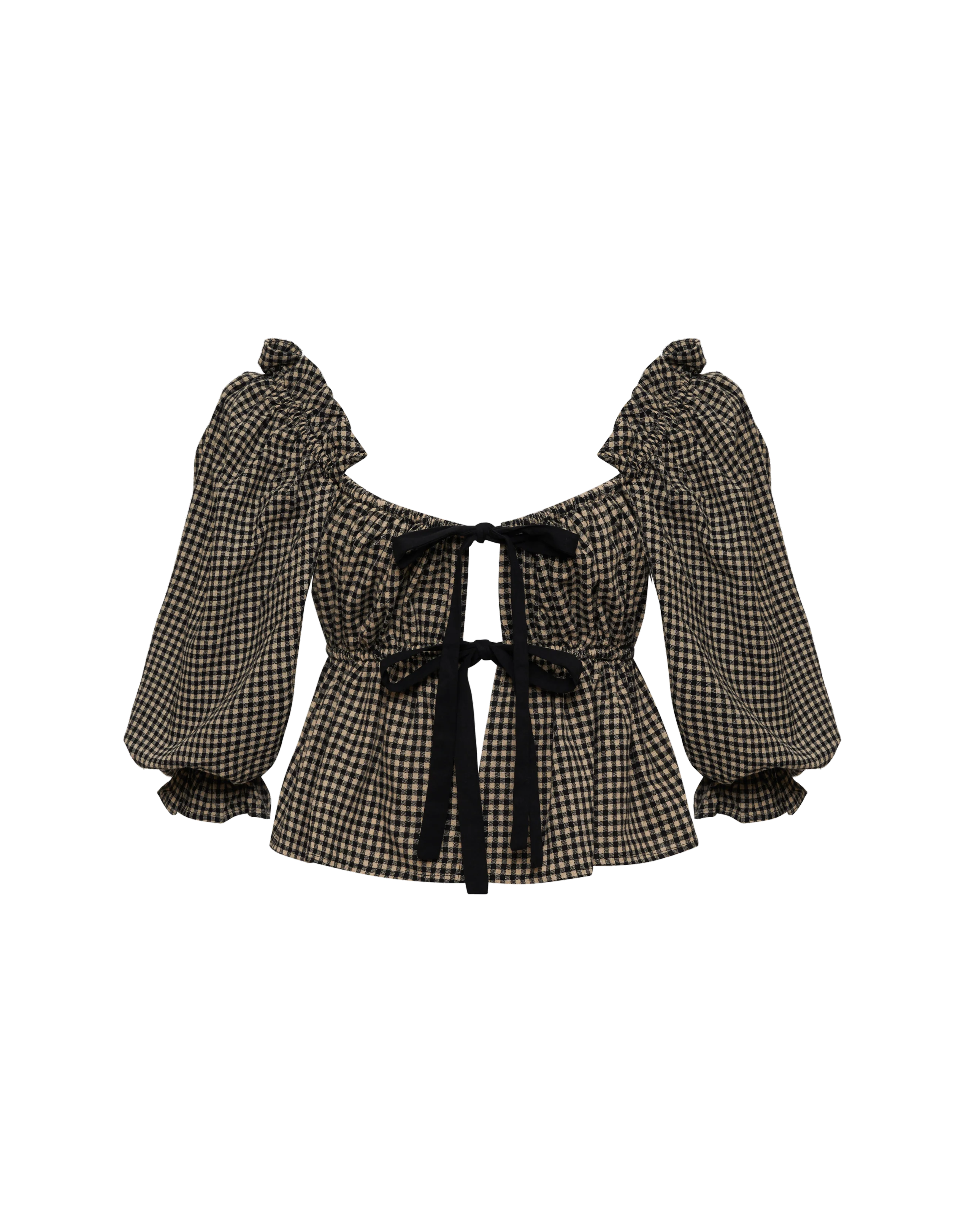 Parton Top | Black Gingham - Image 7