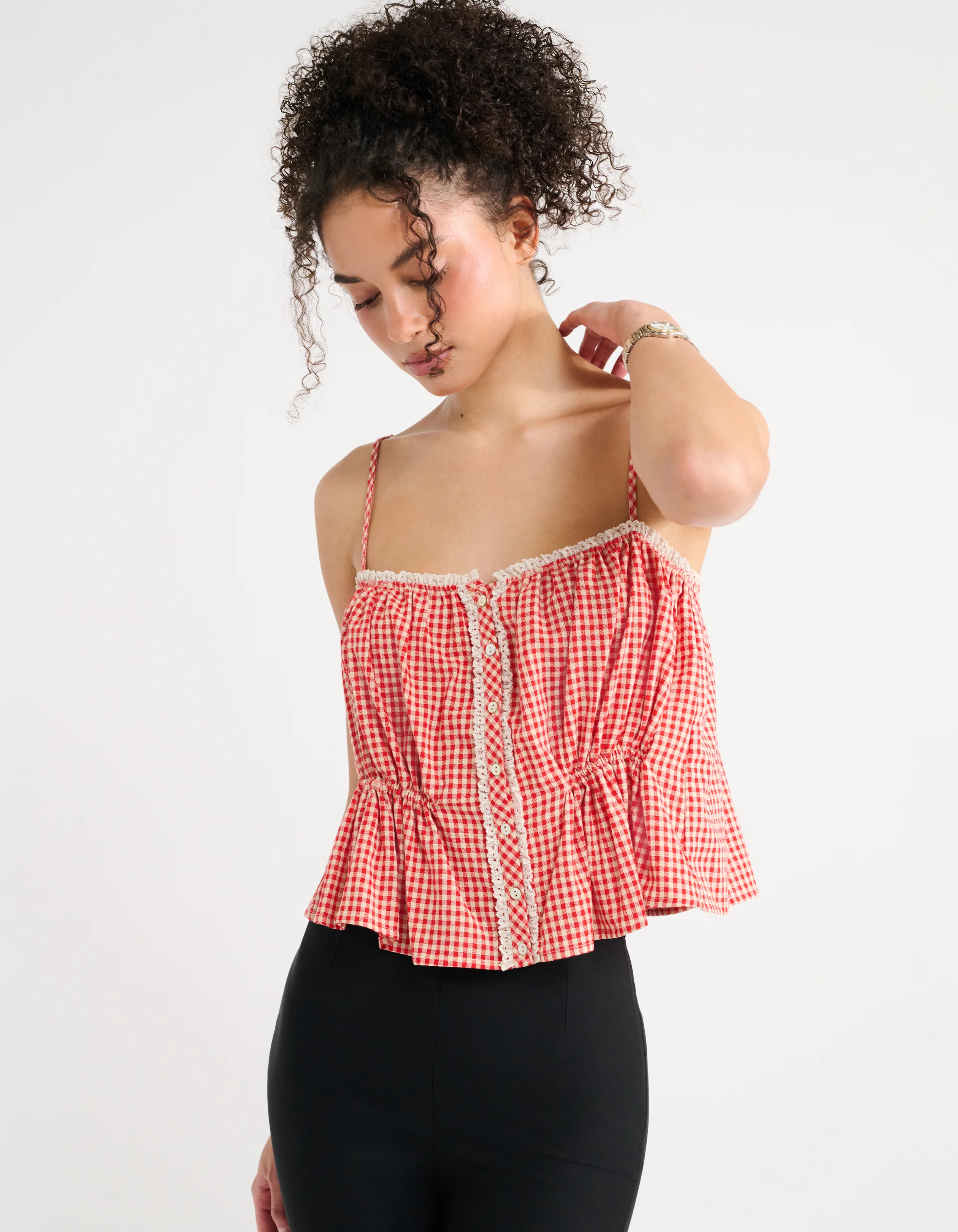 Picnic Tank | Cherry Gingham - Image 3
