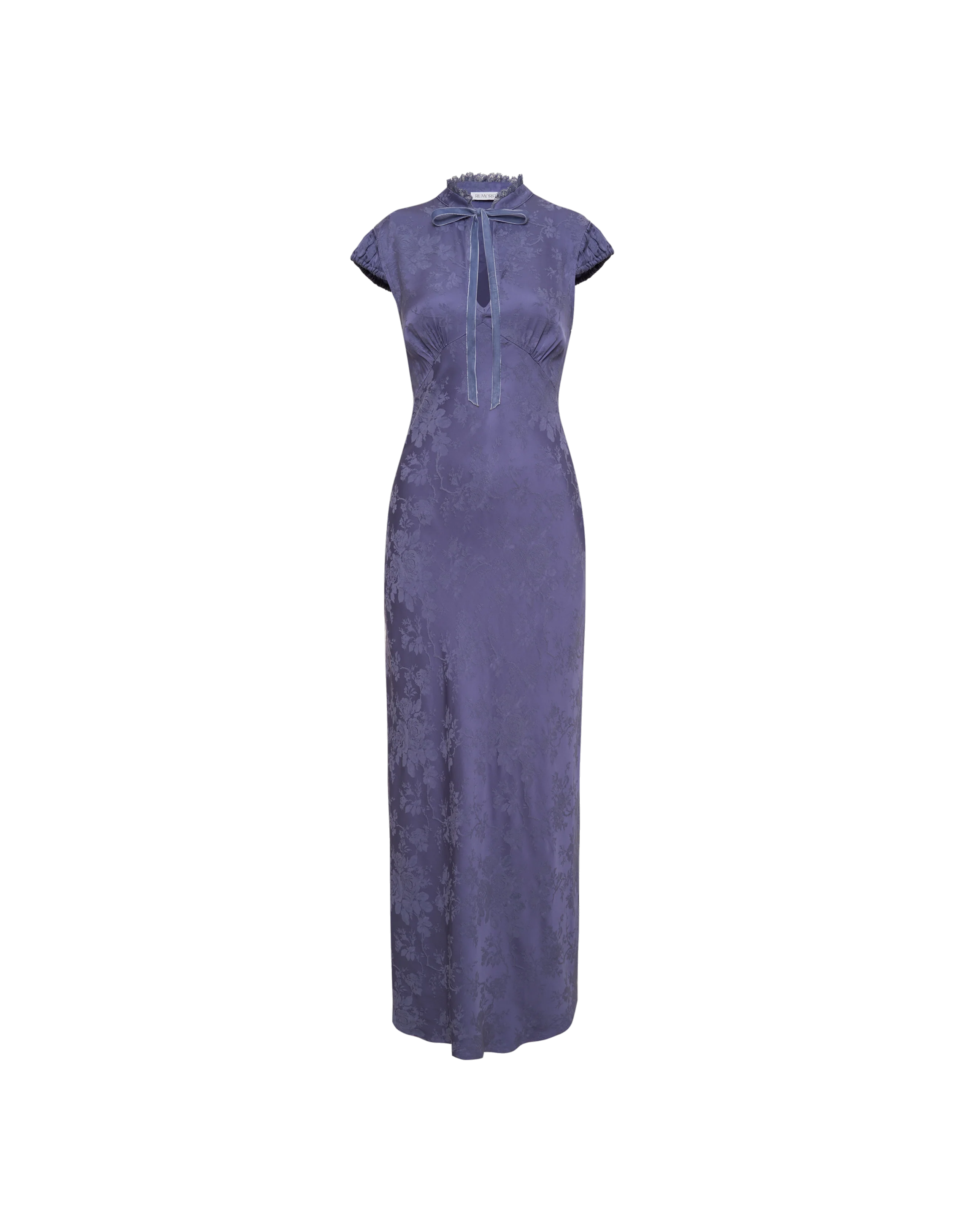 Portofino Maxi Dress | Indigo Jacquard - Image 8