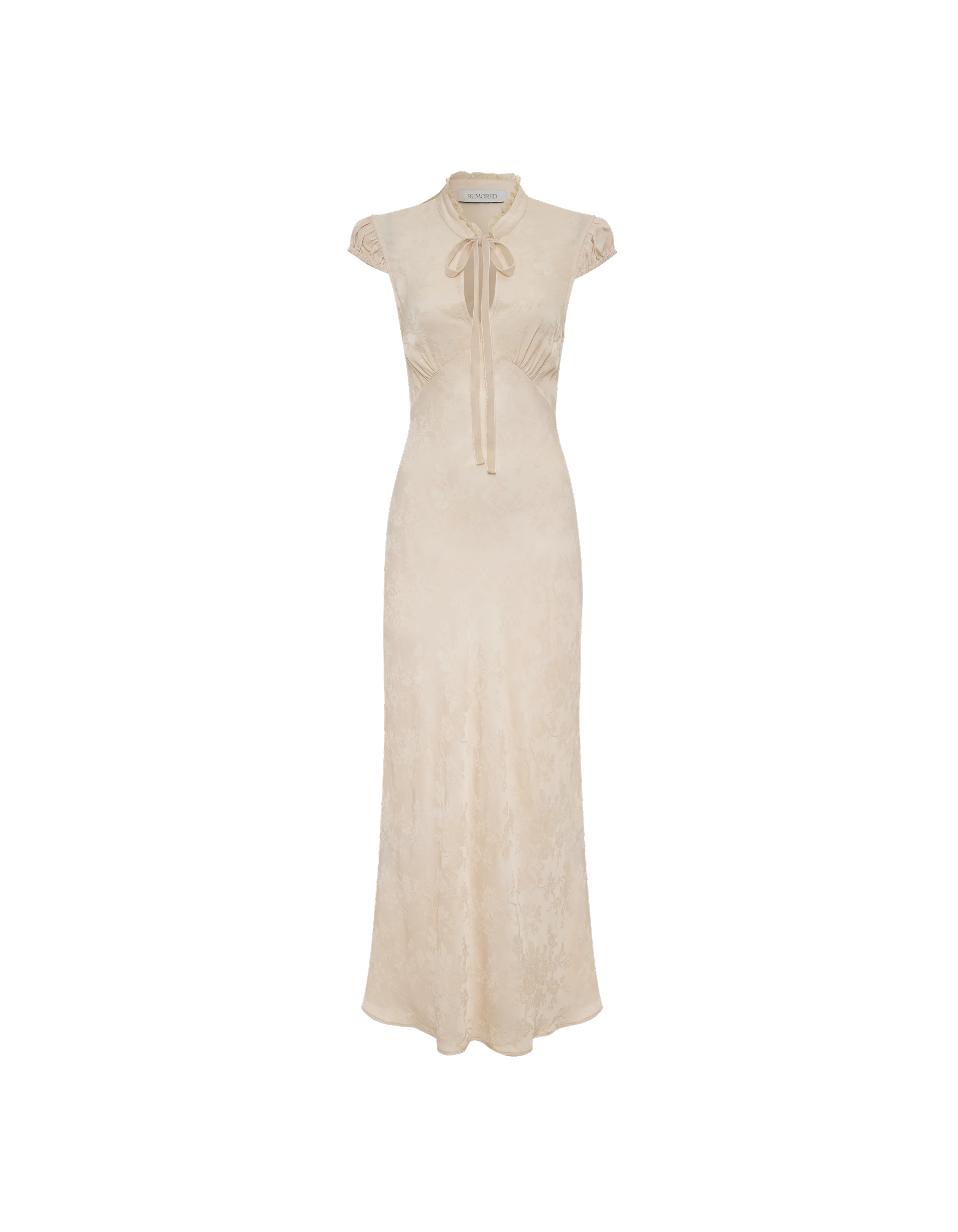 Portofino Maxi Dress | Ivory Jacquard - Image 7