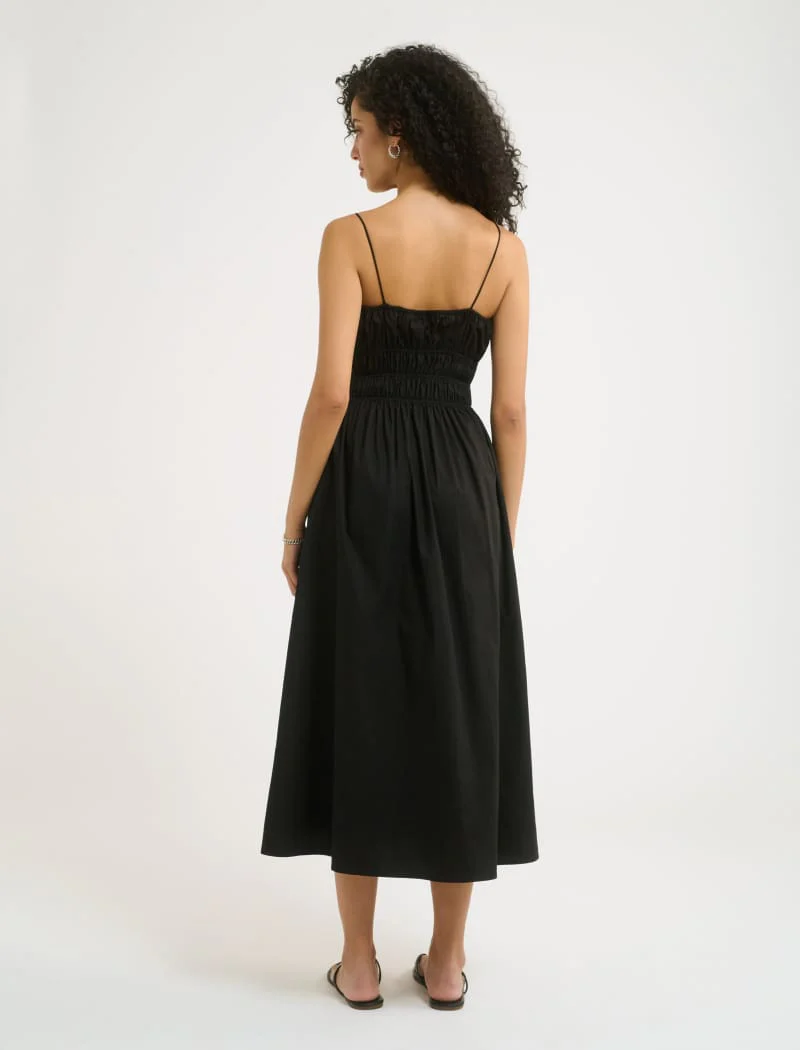 Positano Midi Dress | Black - Image 4