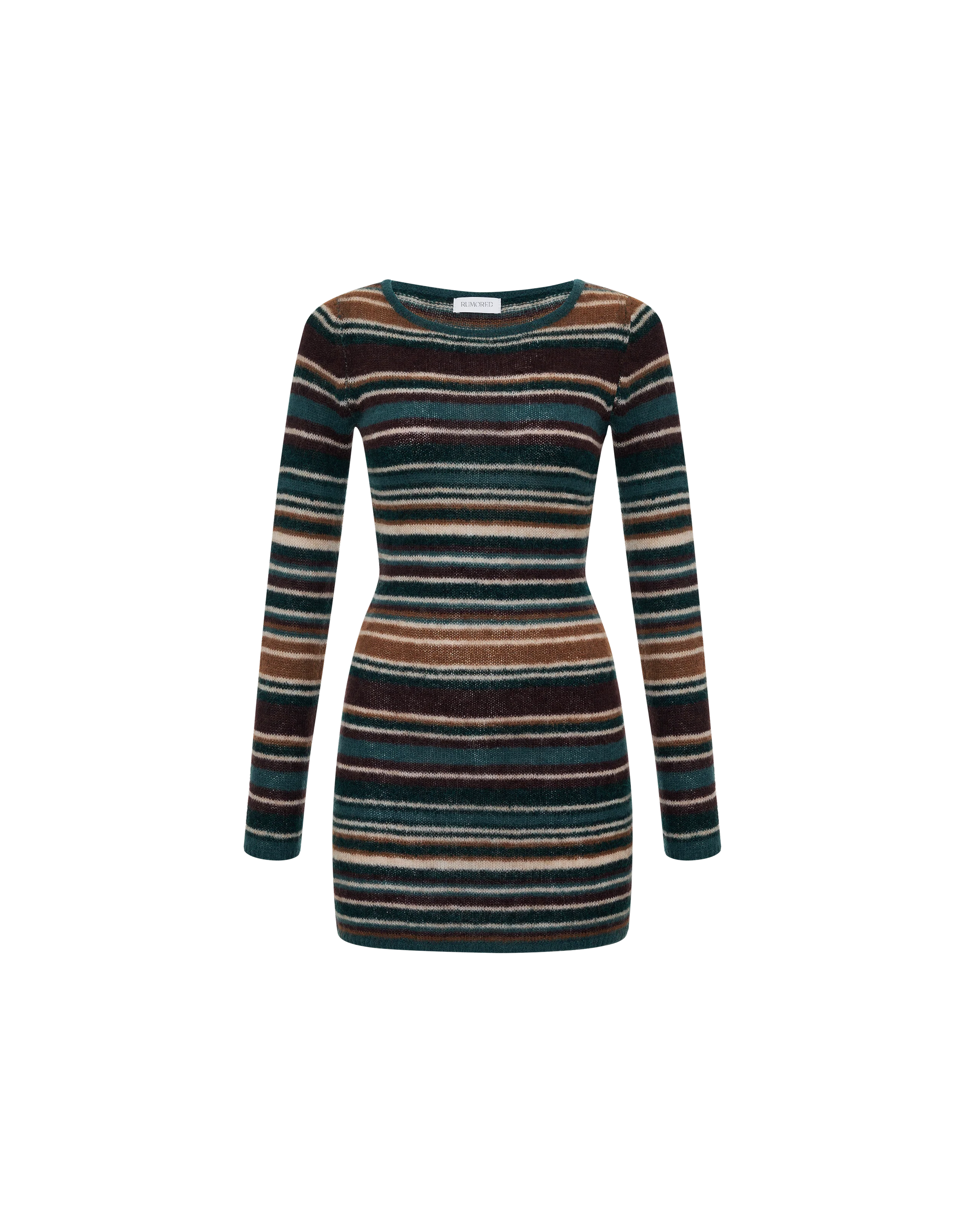 Skipper Mini Dress | Mallard Stripe - Image 6