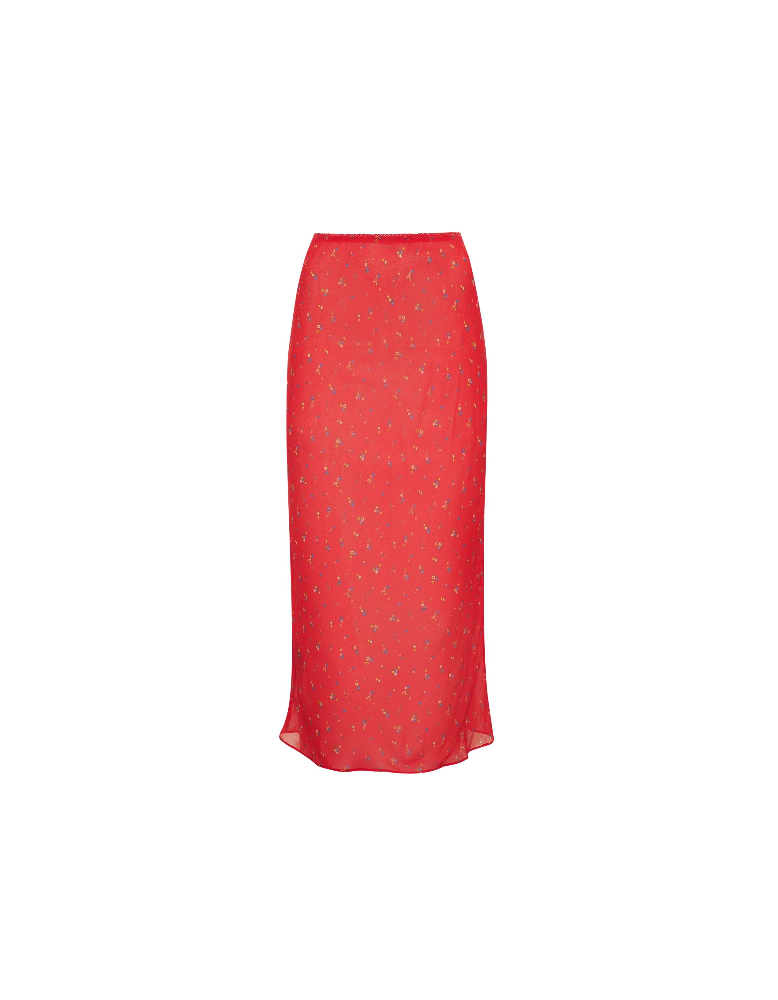 Stroll Midi Skirt | Coral Meadow - Image 7