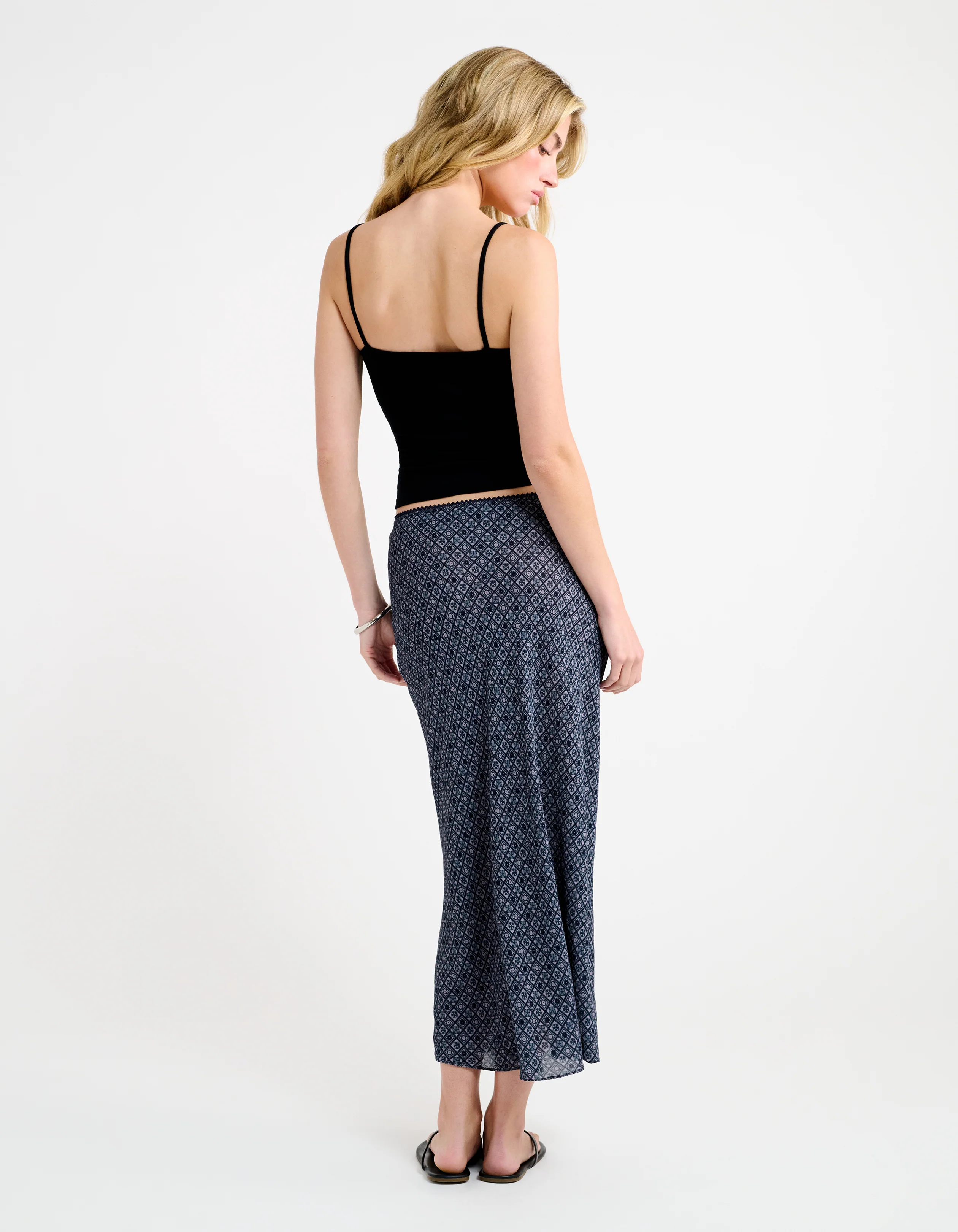 Stroll Midi Skirt | Mediterranean Tile - Image 7