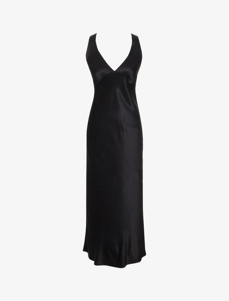 Sunset Strip Maxi Dress | Black - Image 4
