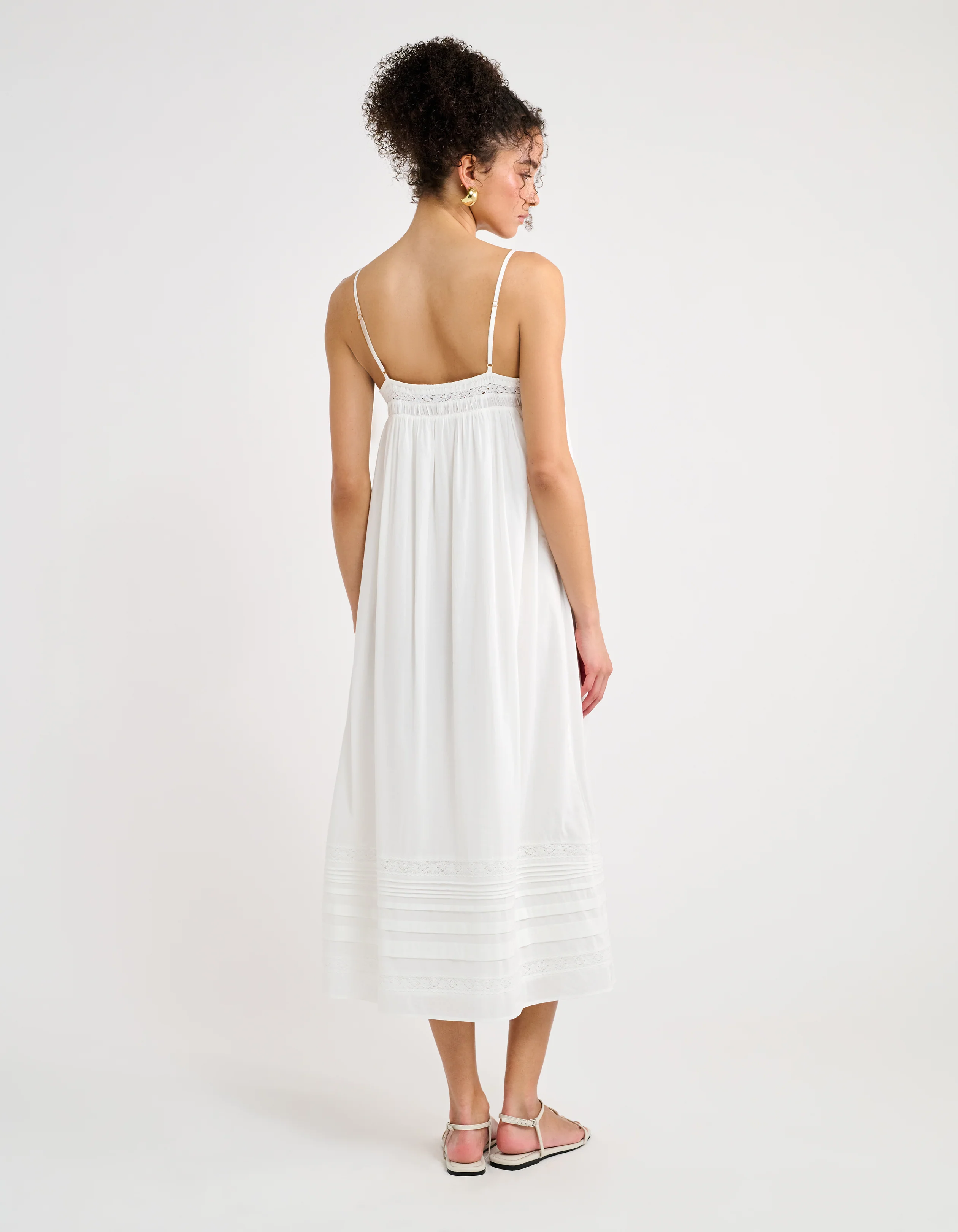 Sunvale Midi Dress | White - Image 6