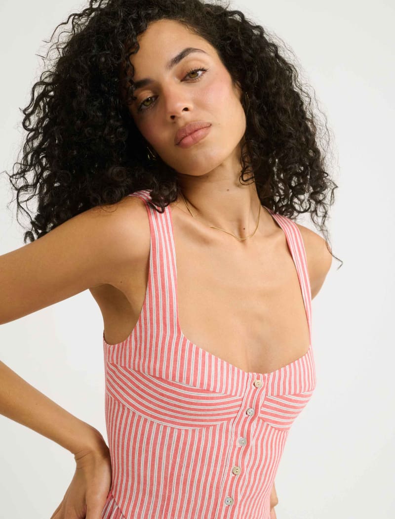 Sunwashed Romper | Sundown Stripe - Image 4