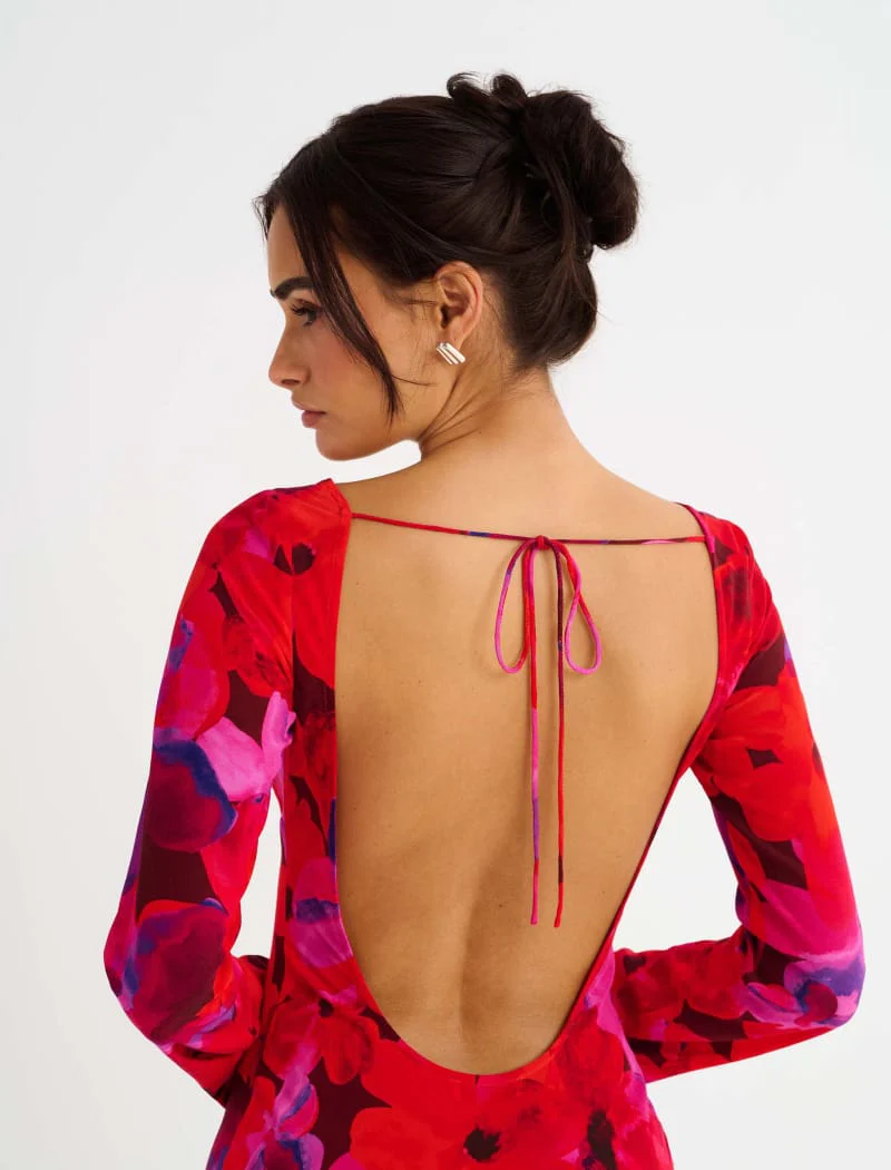 Sweet Talker Maxi Dress | Watercolor Pansy - Image 6
