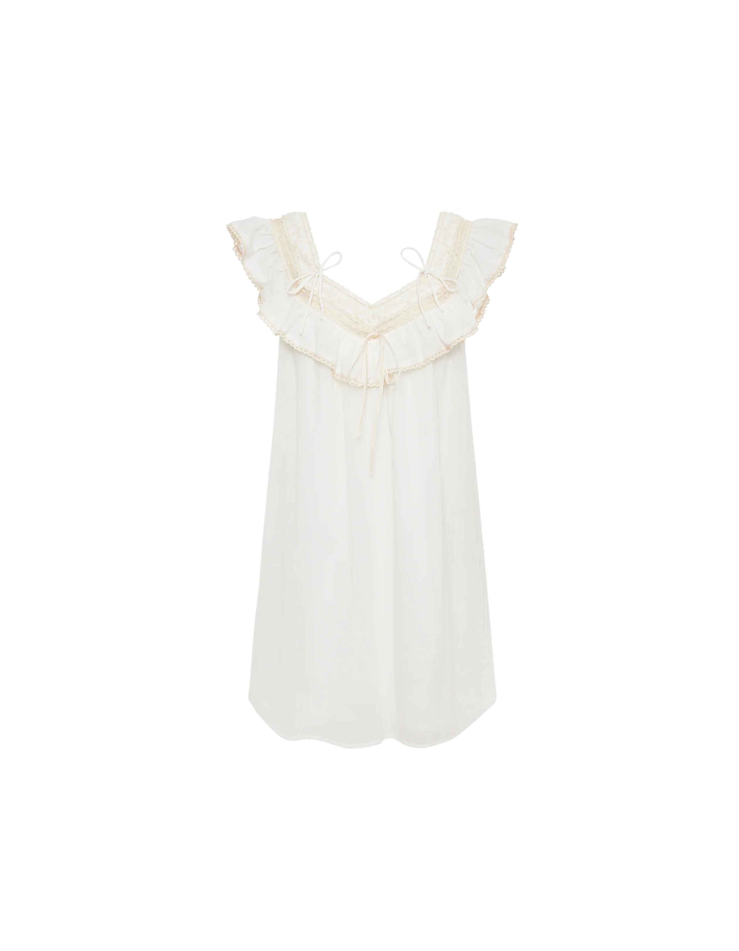 Teacup Mini Dress | White - Image 6