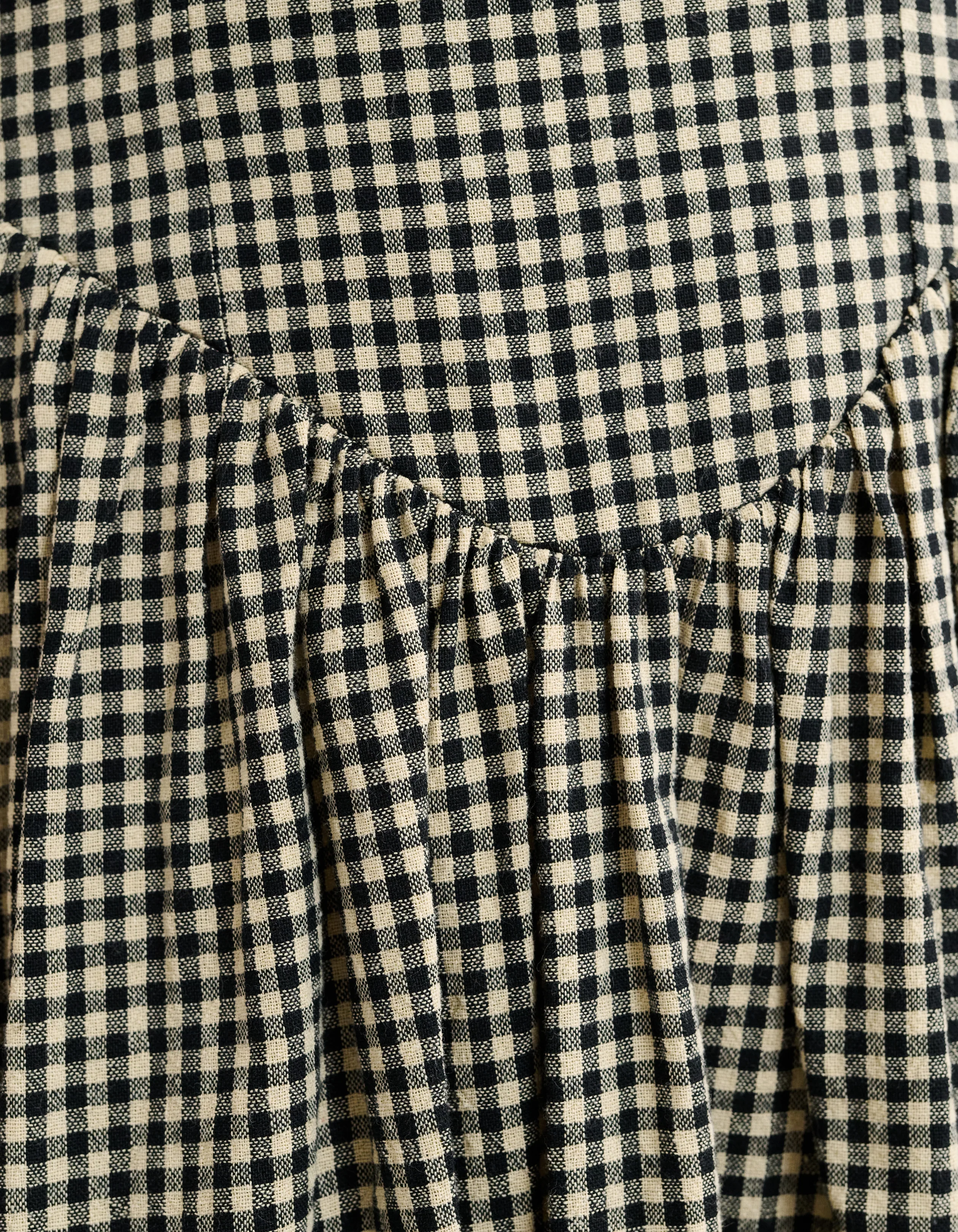 Toulouse Midi Dress | Black Gingham - Image 7