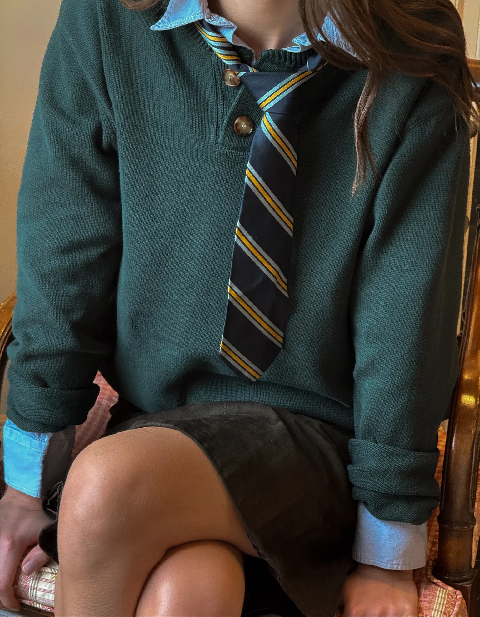 Varsity Henley | Fir - Image 6
