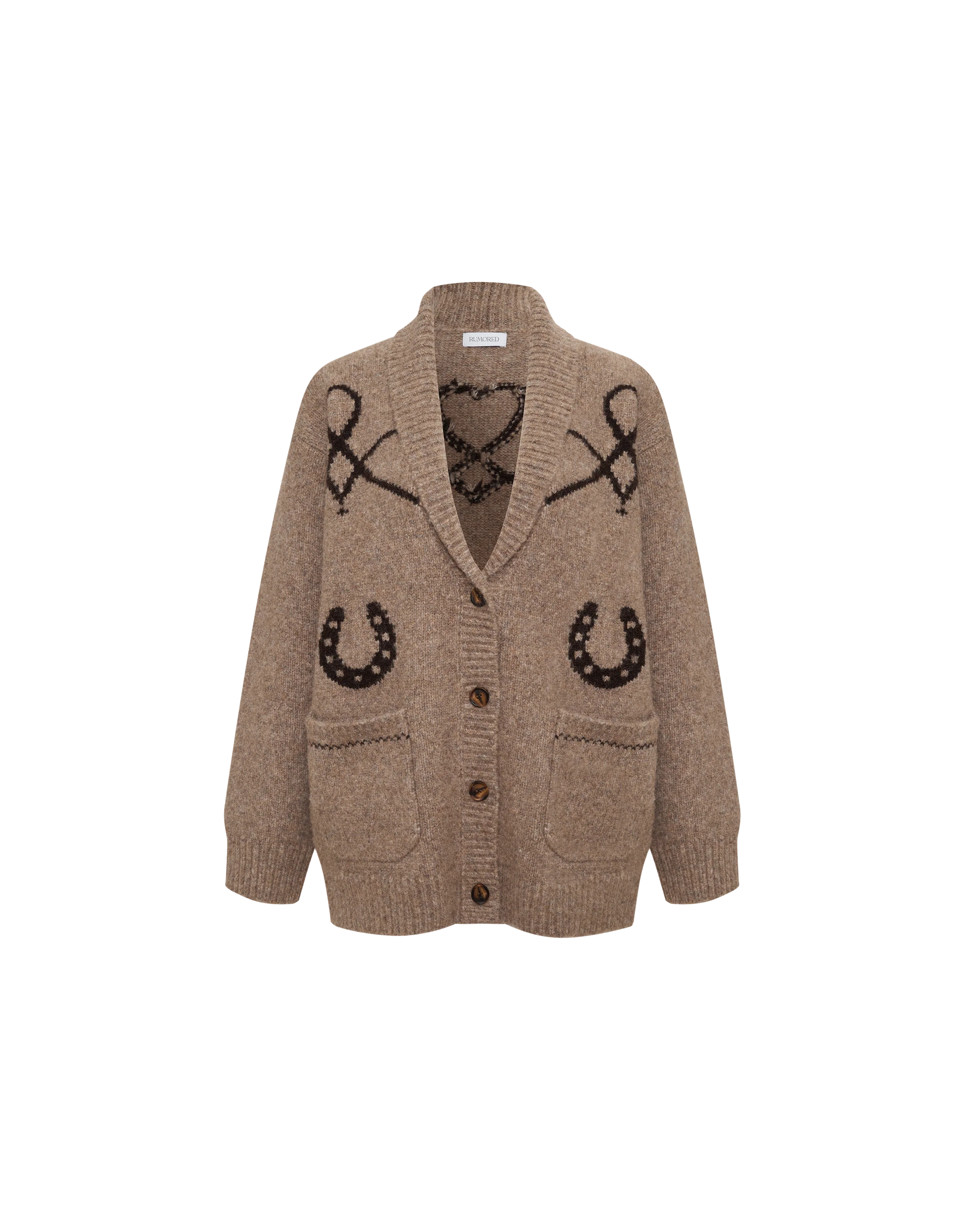Wild Horses Cardigan | Mocha Heather - Image 7
